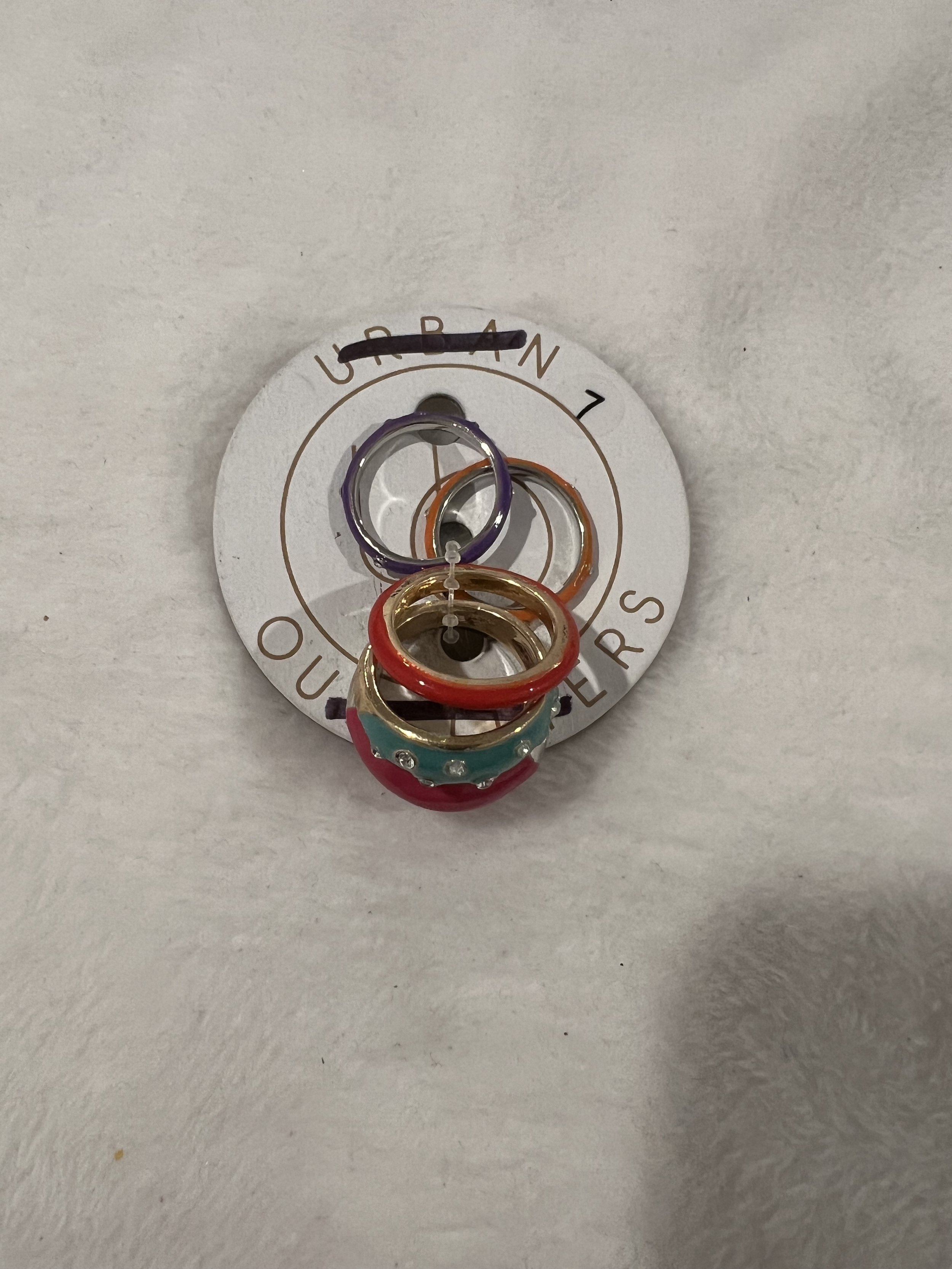 Urban outfitters rings size 7