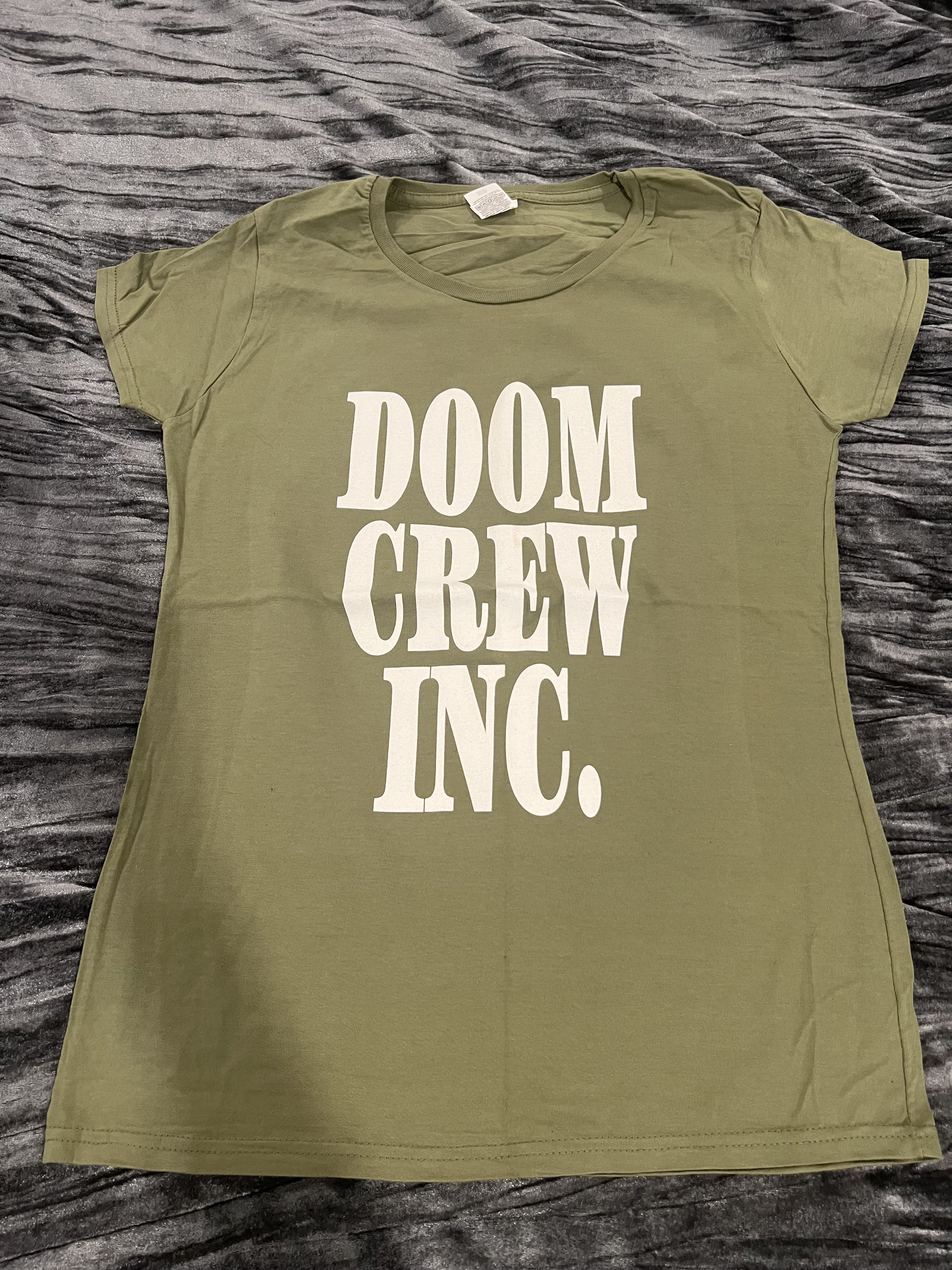 Doom Crew Inc. Olive Green T-Shirt Size M