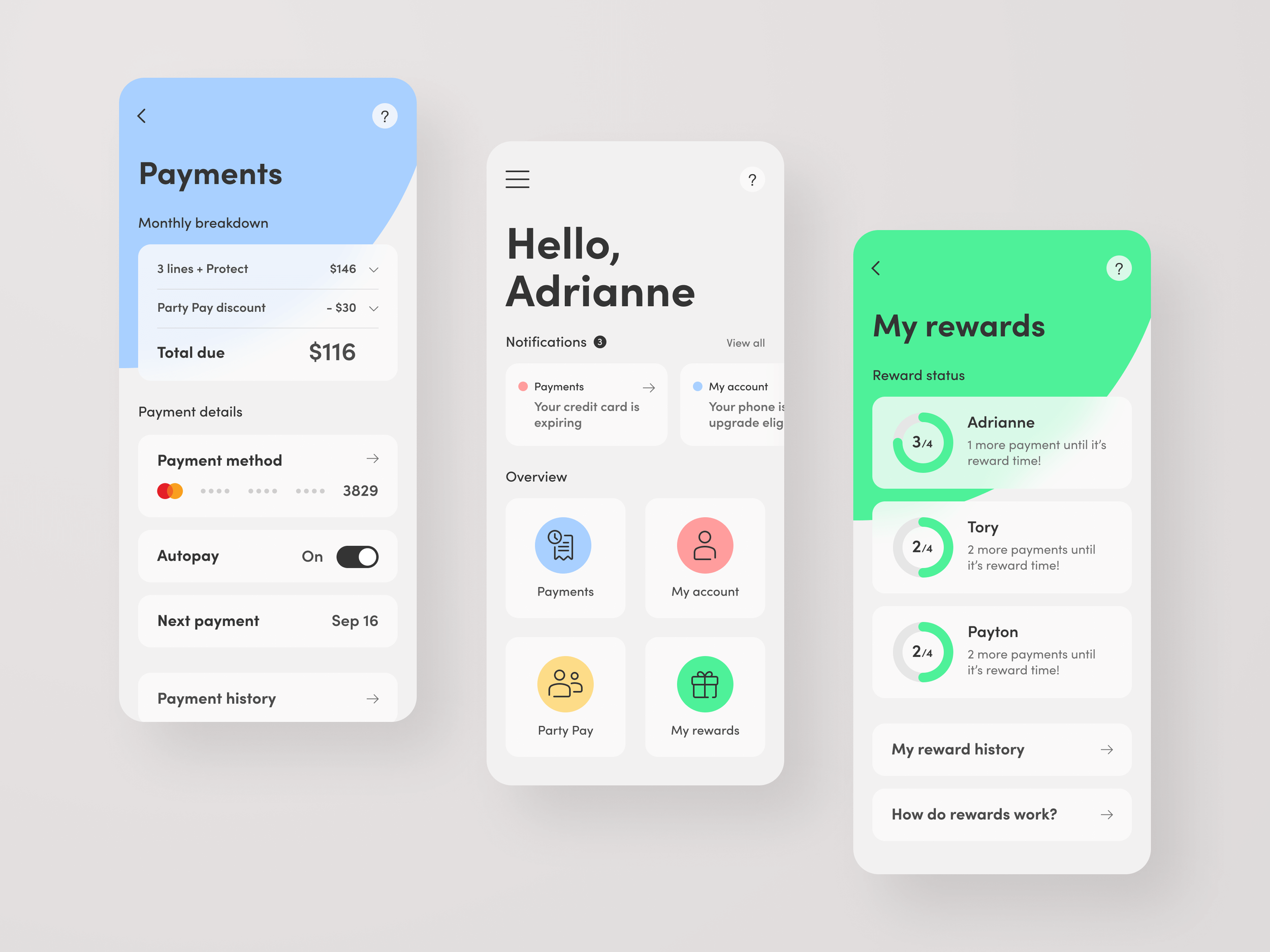 Account Dashboard