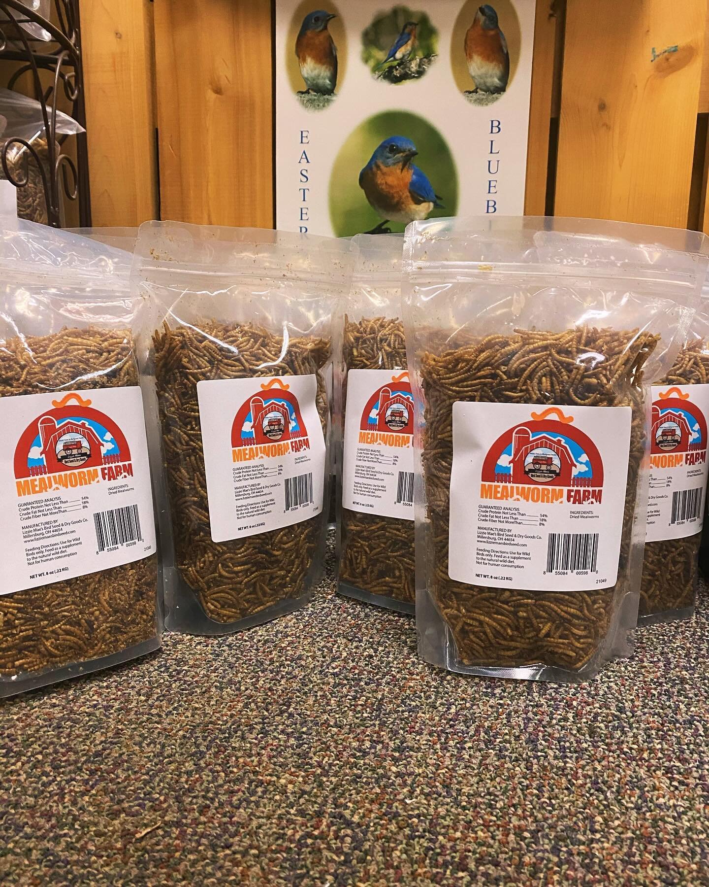 It&rsquo;s a great time of year for mealworms! Many birds will enjoy taking advantage of these at your feeder especially if you mix them in with some of your favorite seed blend, these mealworms are high in protein and can really help birds as they r