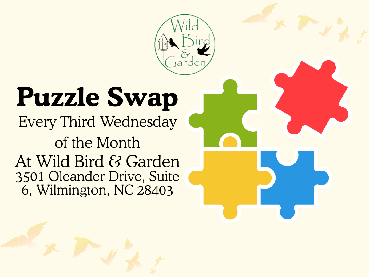 Wild Bird and Garden Puzzle Swap every Third Wednesday of the Month