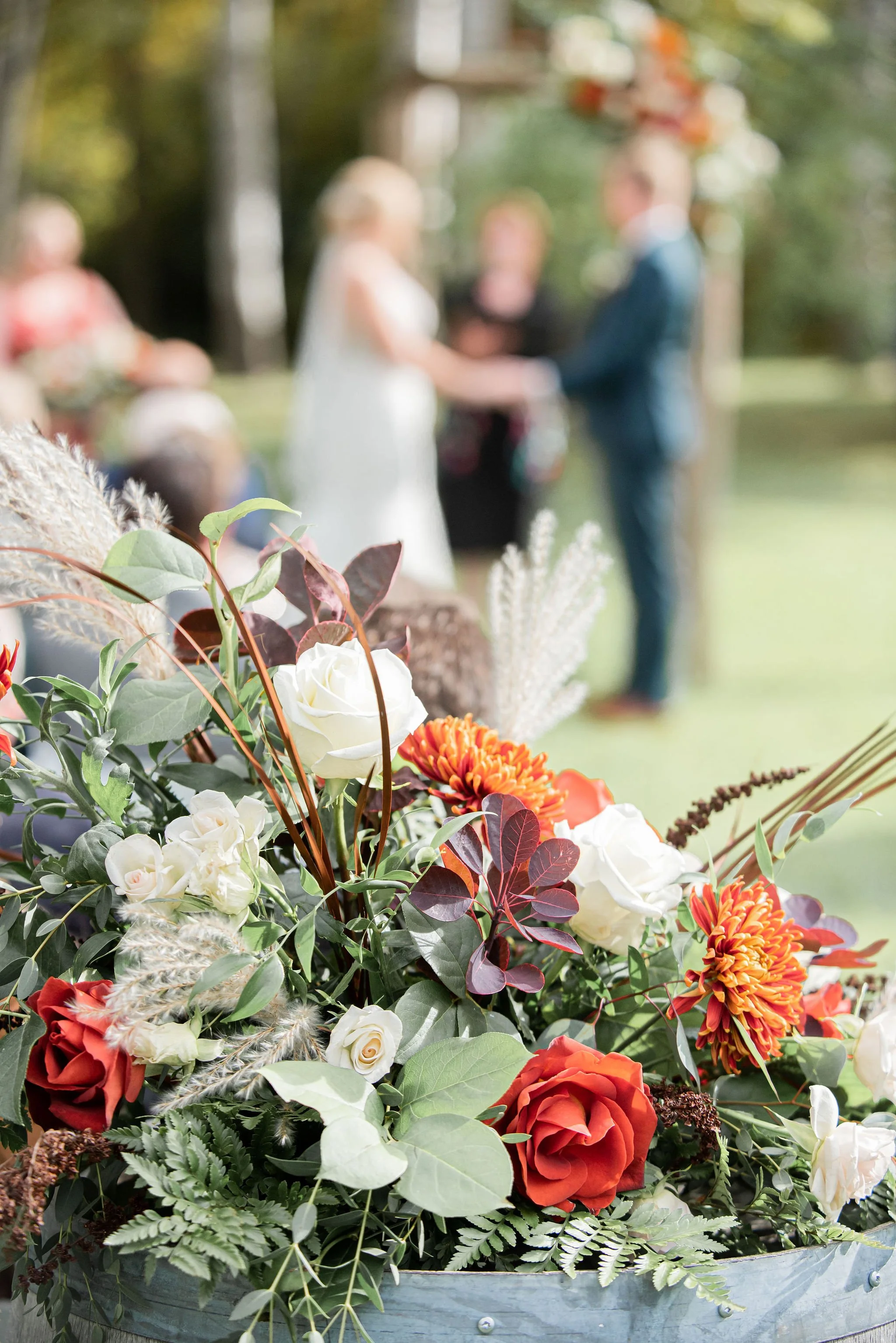 fall wedding flowers holland marsh winery