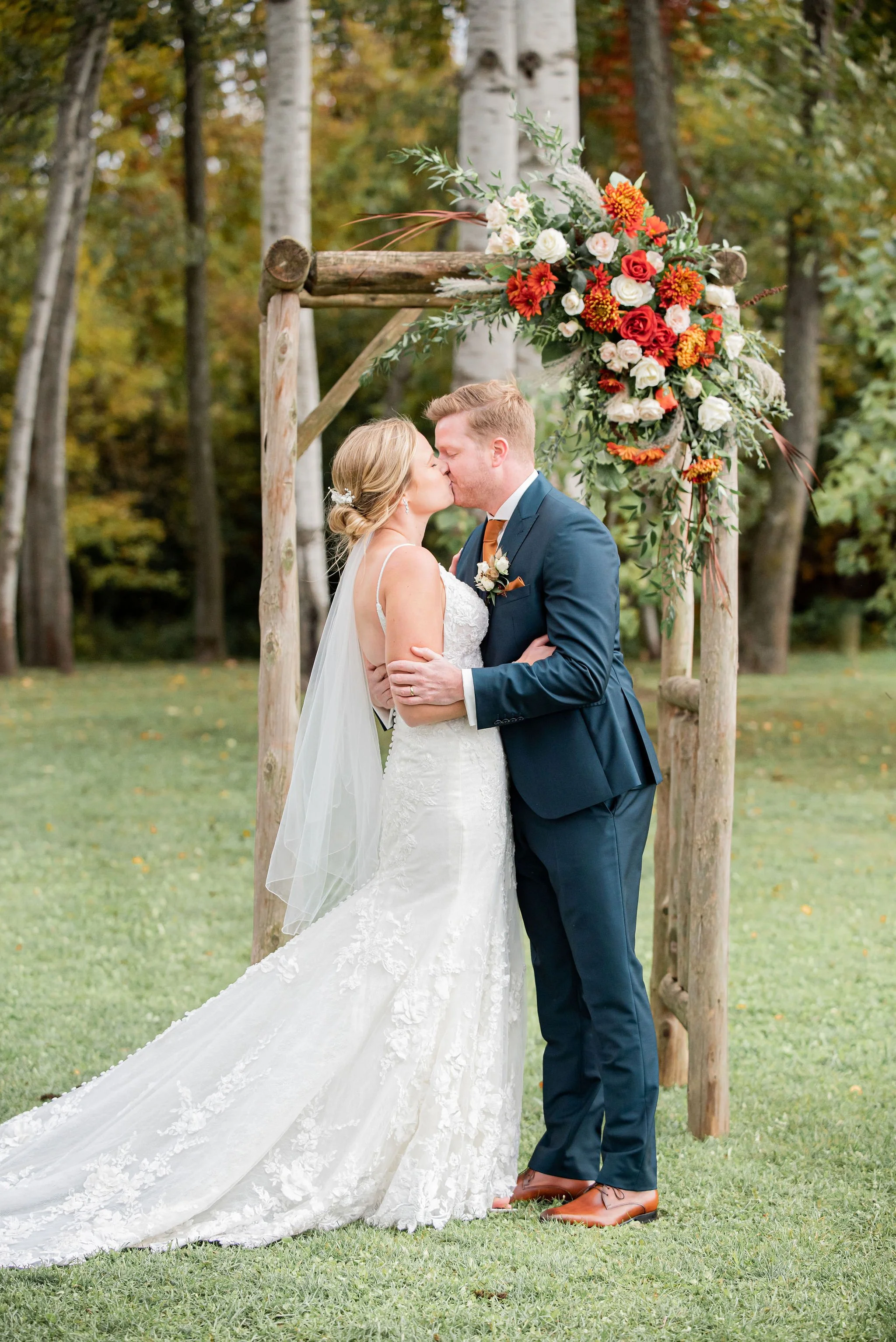 fall wedding flowers holland marsh winery