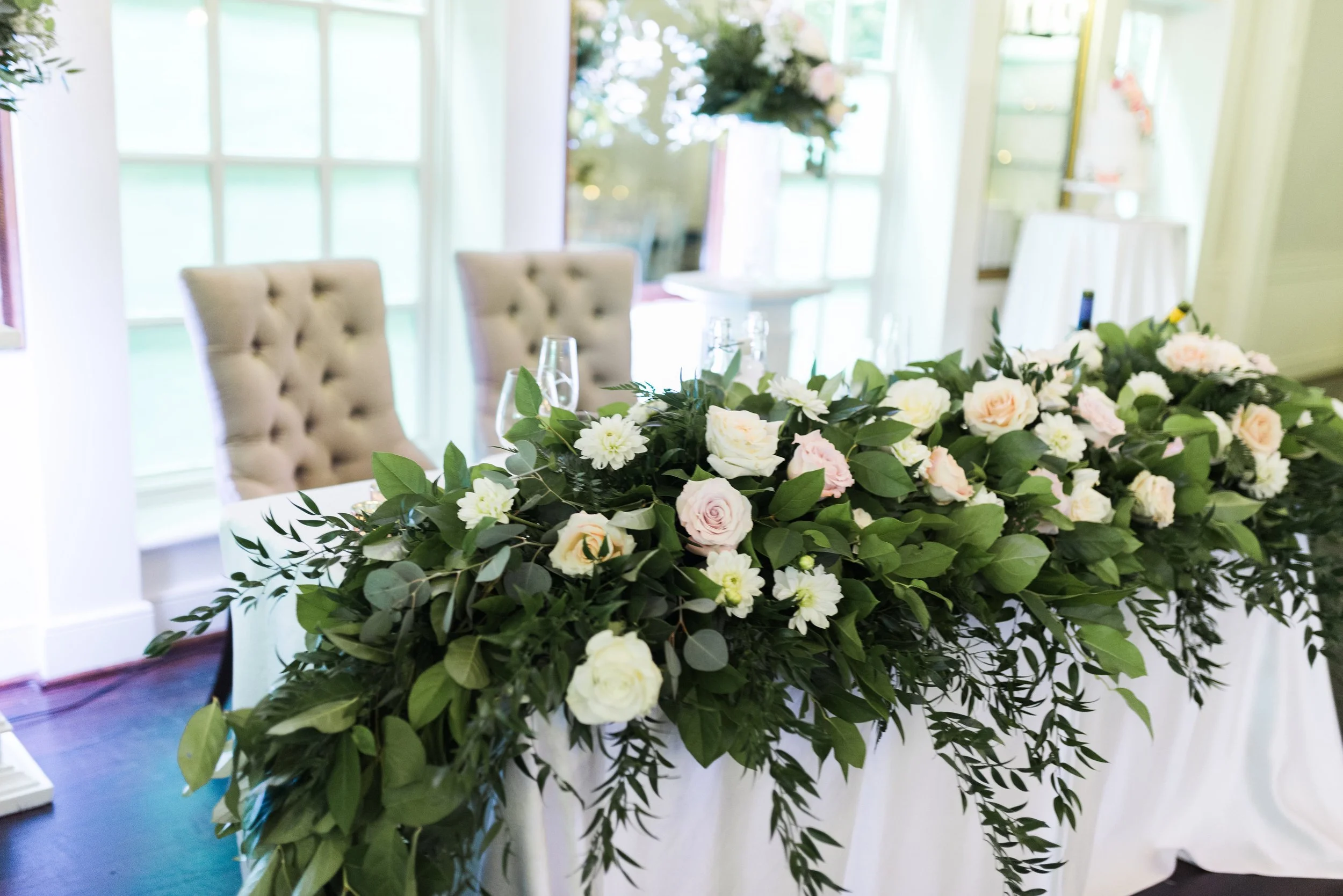 The Doctors House wedding flowers