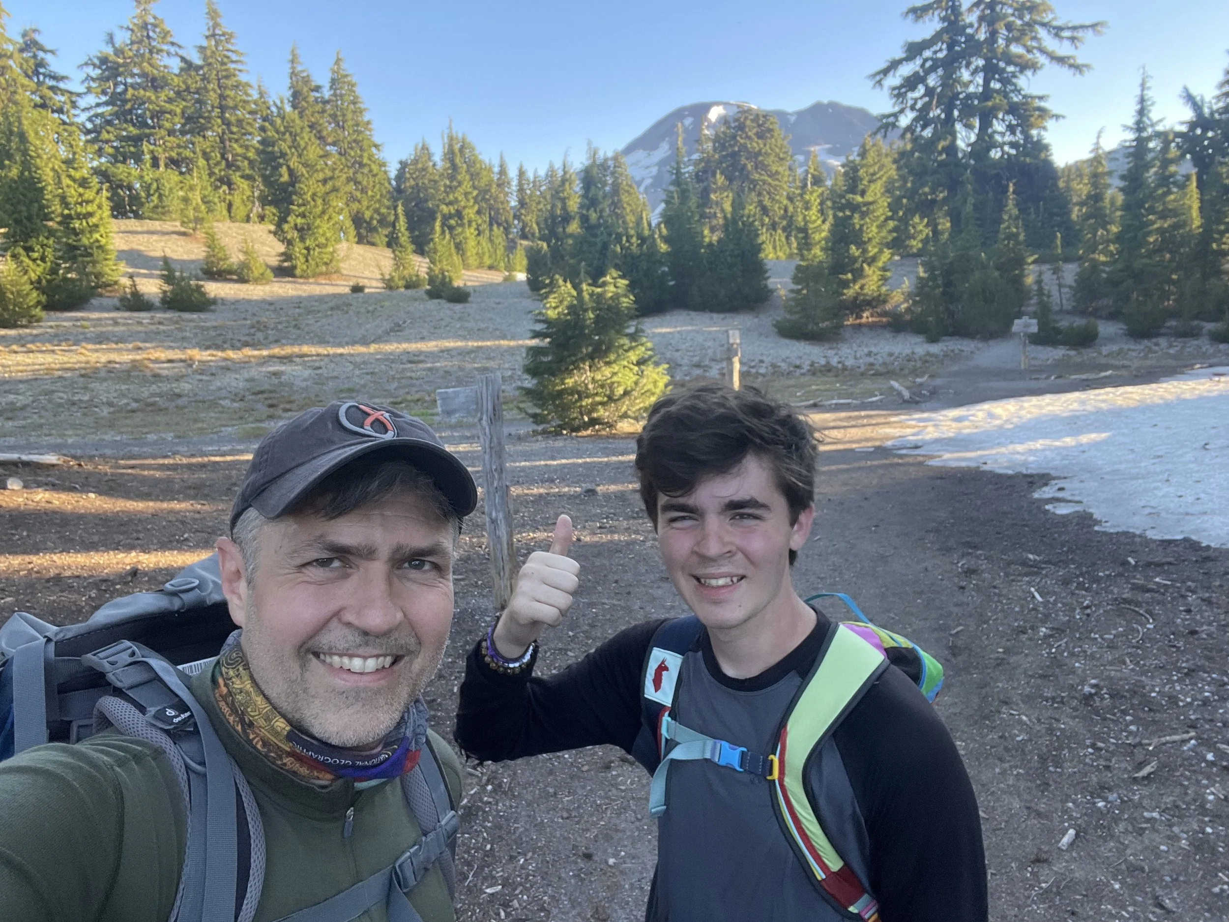 We stopped for a photo, but the mosquitoes were still aggressive and so we hurried off