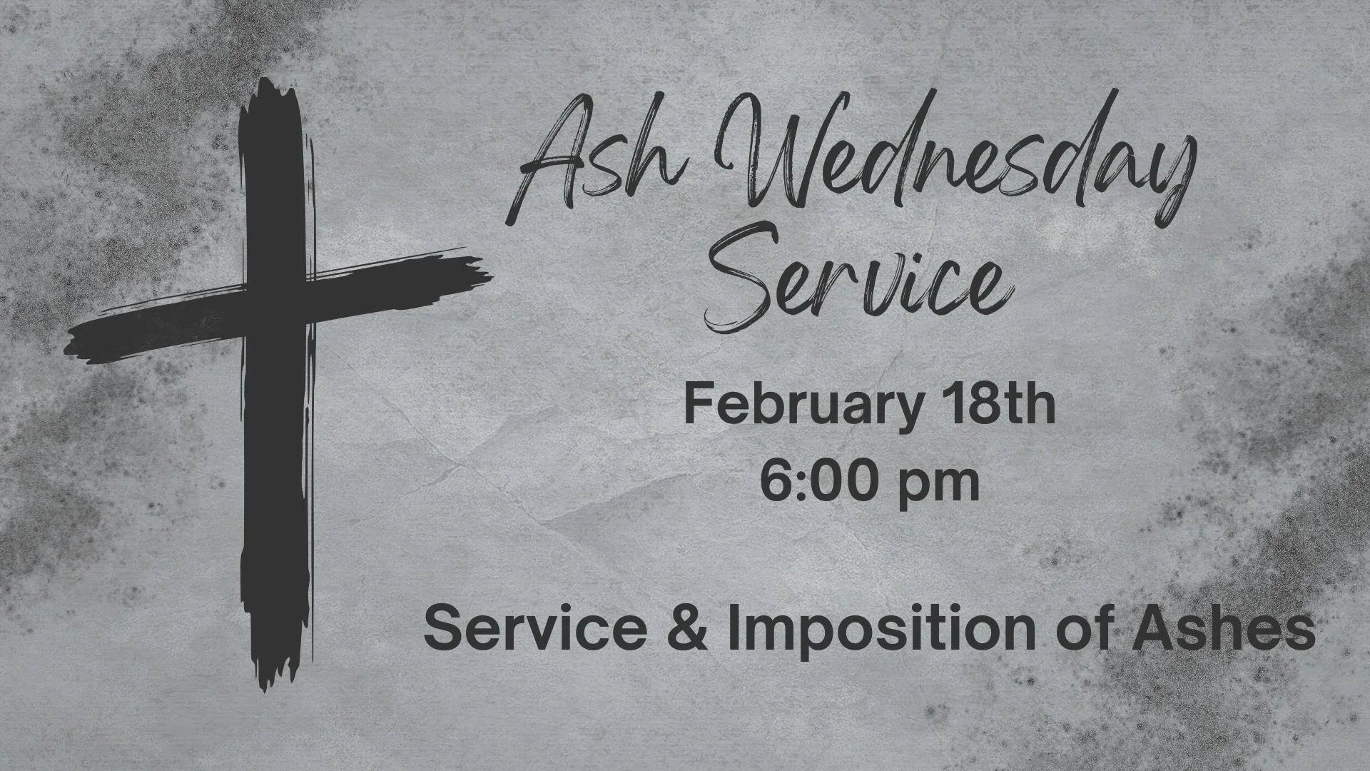 ASH WEDNESDAY