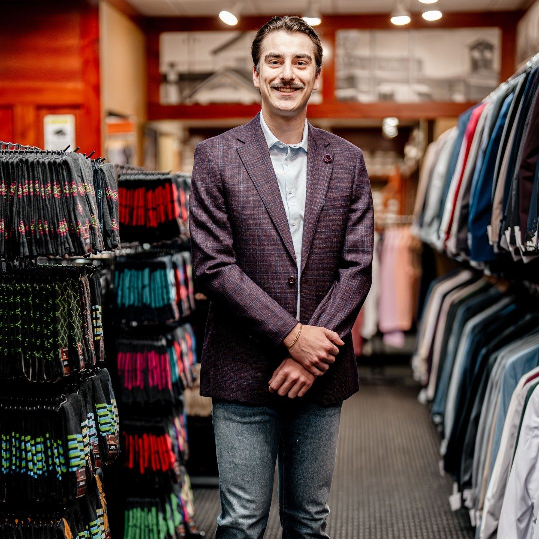 Tyler is wearing a Giles &amp; Jasper sport coat paired with Mavi jeans&mdash;proof that you can dress sharp and stay comfortable.

Giles &amp; Jasper sport coats are $100 off
Mavi jeans are 20% off

From weekend-ready to wedding-worthy, a great spor