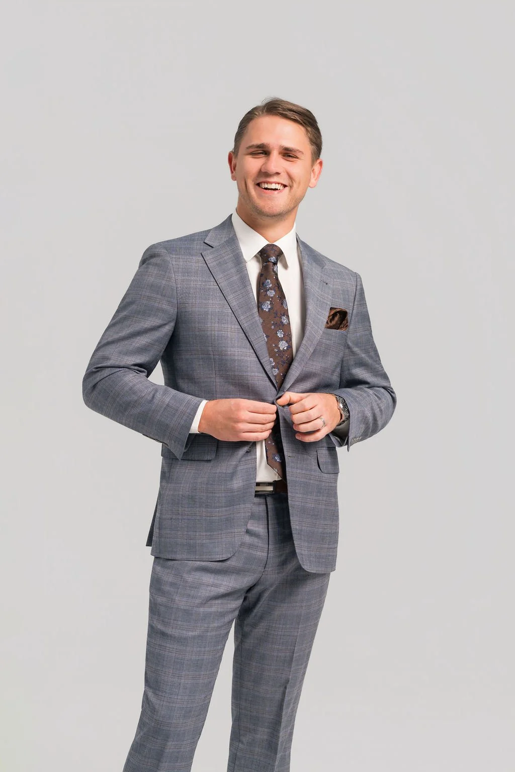 Dillon Brenden

Q: What’s your go-to outfit formula for a normal work day? 

A: Jack Victor sport coat, slacks, stretchy white dress shirt and a tie. 

Q: What’s the most common mistake you see guys make when getting dressed? 

A: Not steaming their 