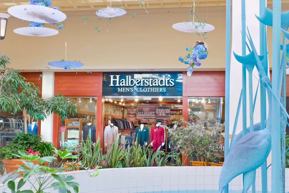 The Halberstadt's storefront inside West Acres Mall in Fargo