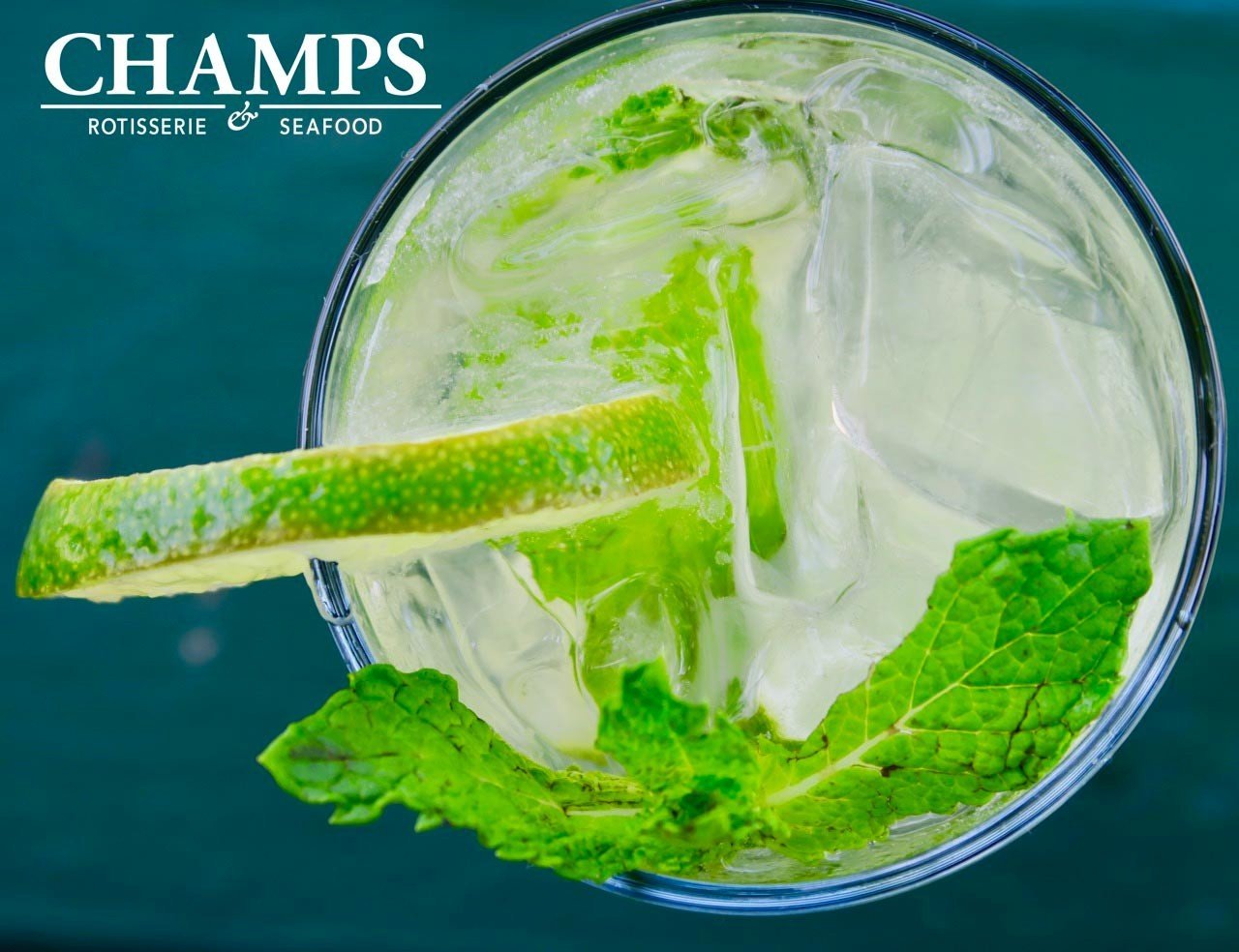 Refresh your day with a classic Mojito at Champs. It's more than just a drink, it's a mood enhancer!