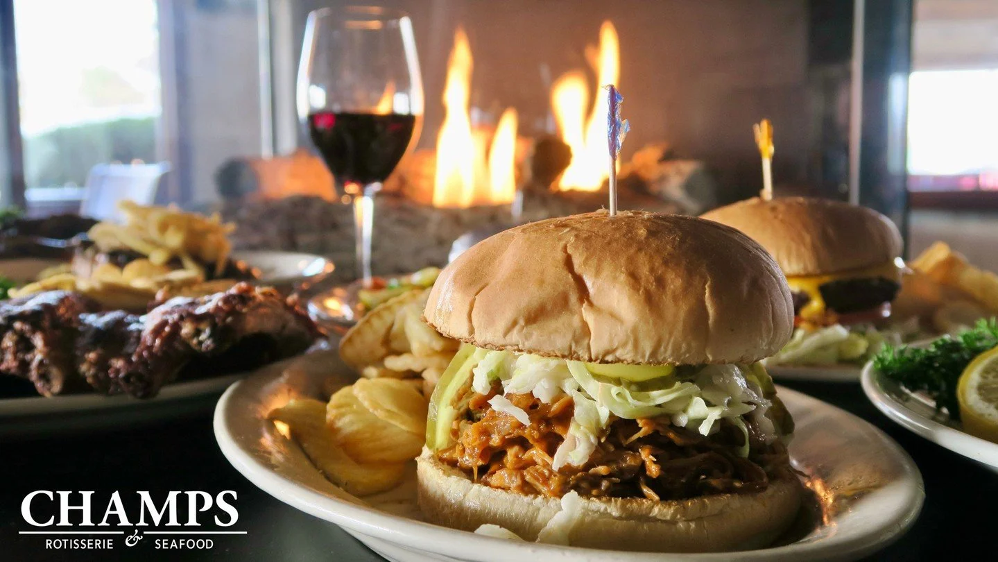 Our Shredded Rib Sandwich is the definition of comfort food!

#Champs #GrossePointe #ShreddedRibSandwich #Ribs #BBQ #Sandwich