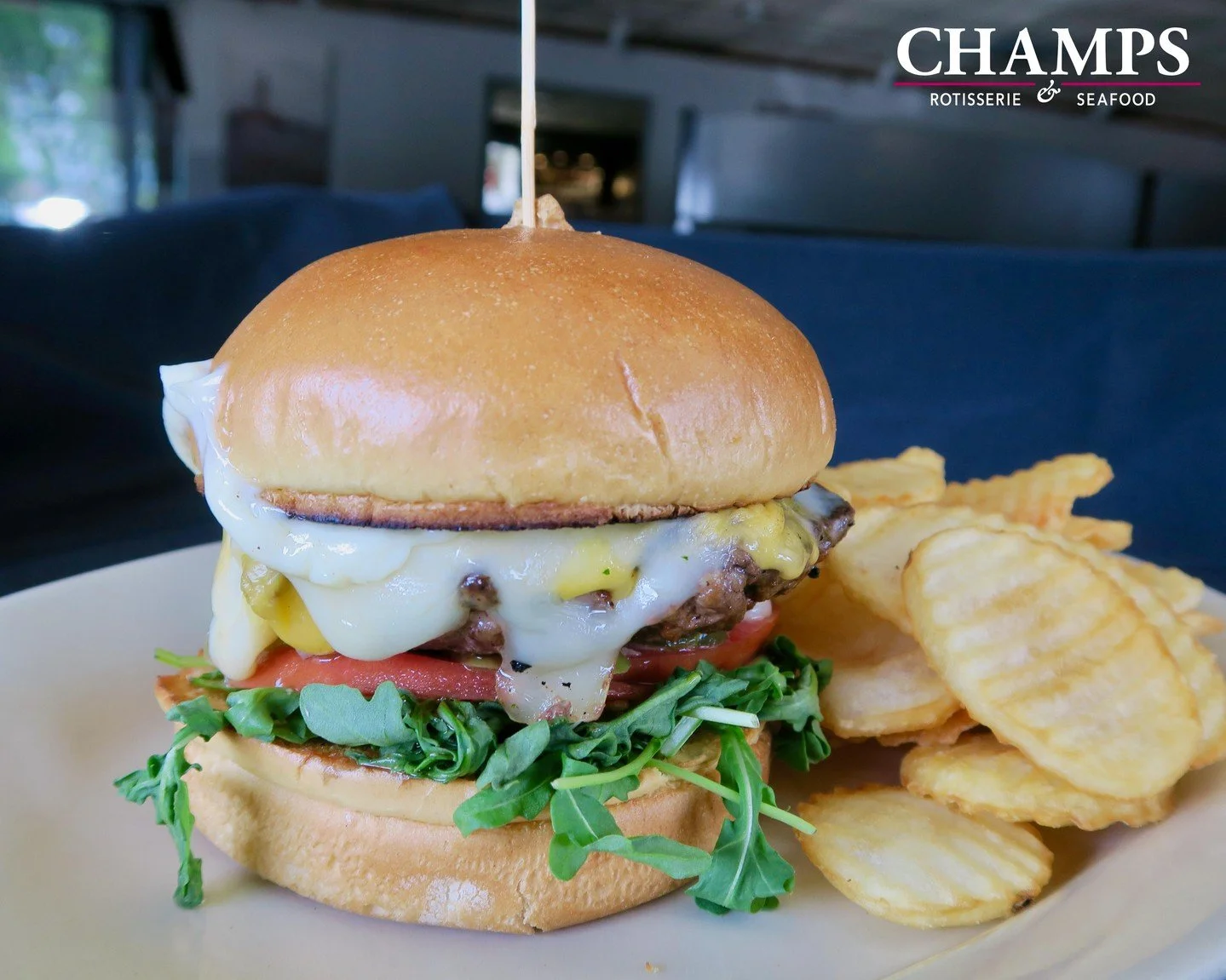 We've recently added some delicious new options to our menu, like our Wagyu Royale Burger!

7oz Wagyu Burger, Arugula, Tomato, Pickle, Swiss &amp; American Cheese, and Truffle Aioli on a Brioche Bun!