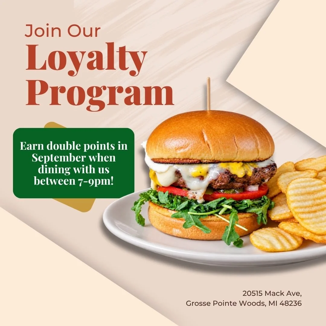 Champs Loyalty Rewards members earn double points through September on all purchases between 7:00 - 9:00pm (Except on Ribs Tuesday).

Not a member yet? Join for free and start turning tonight&rsquo;s cravings into tomorrow&rsquo;s rewards: https://ch