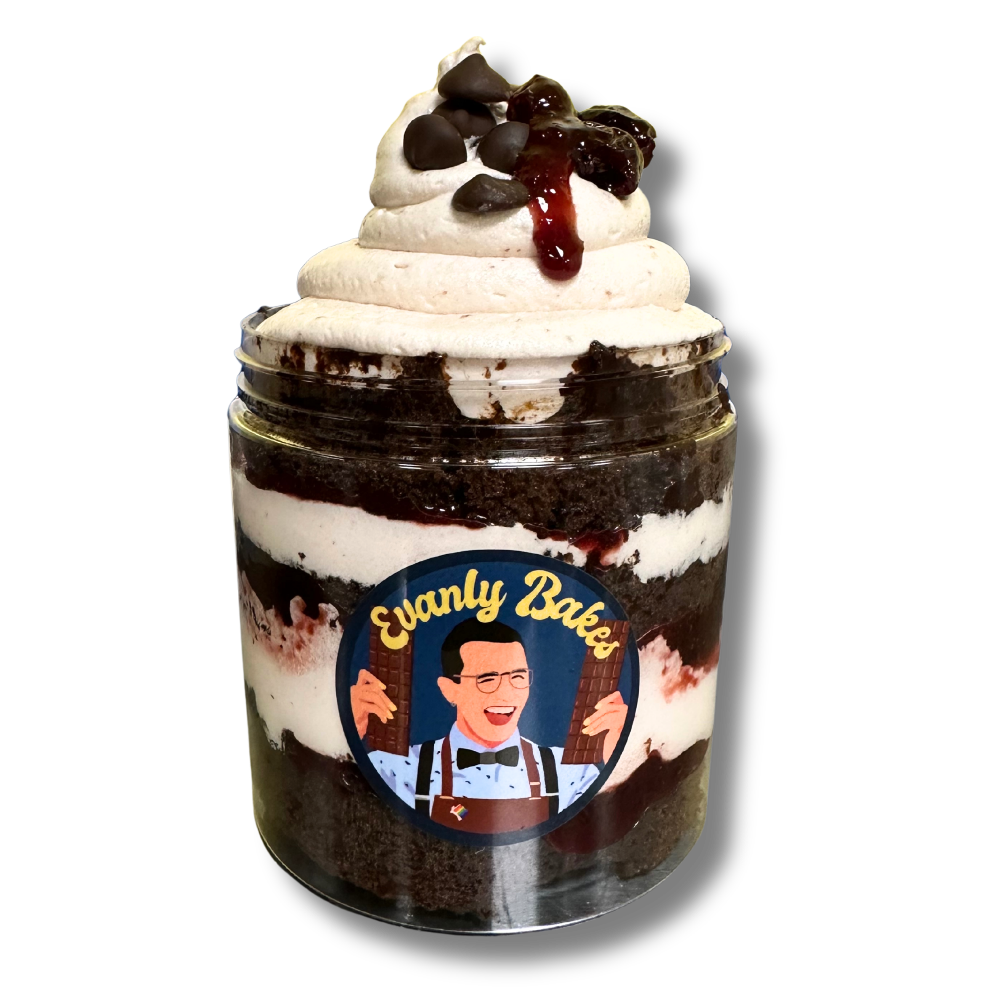 Chocolate Cherry Cake Jar (V & GF)