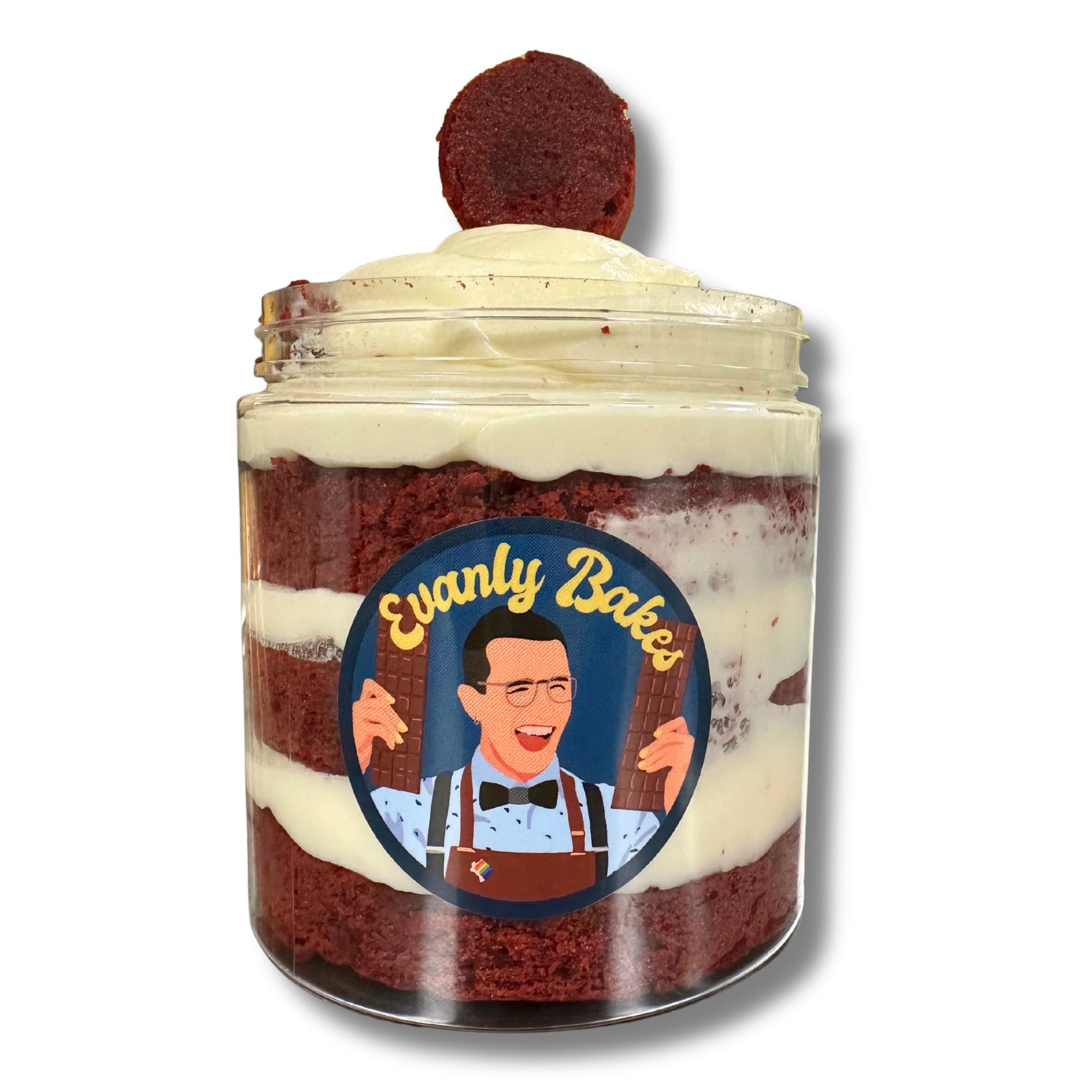 Red Velvet Cake Jar