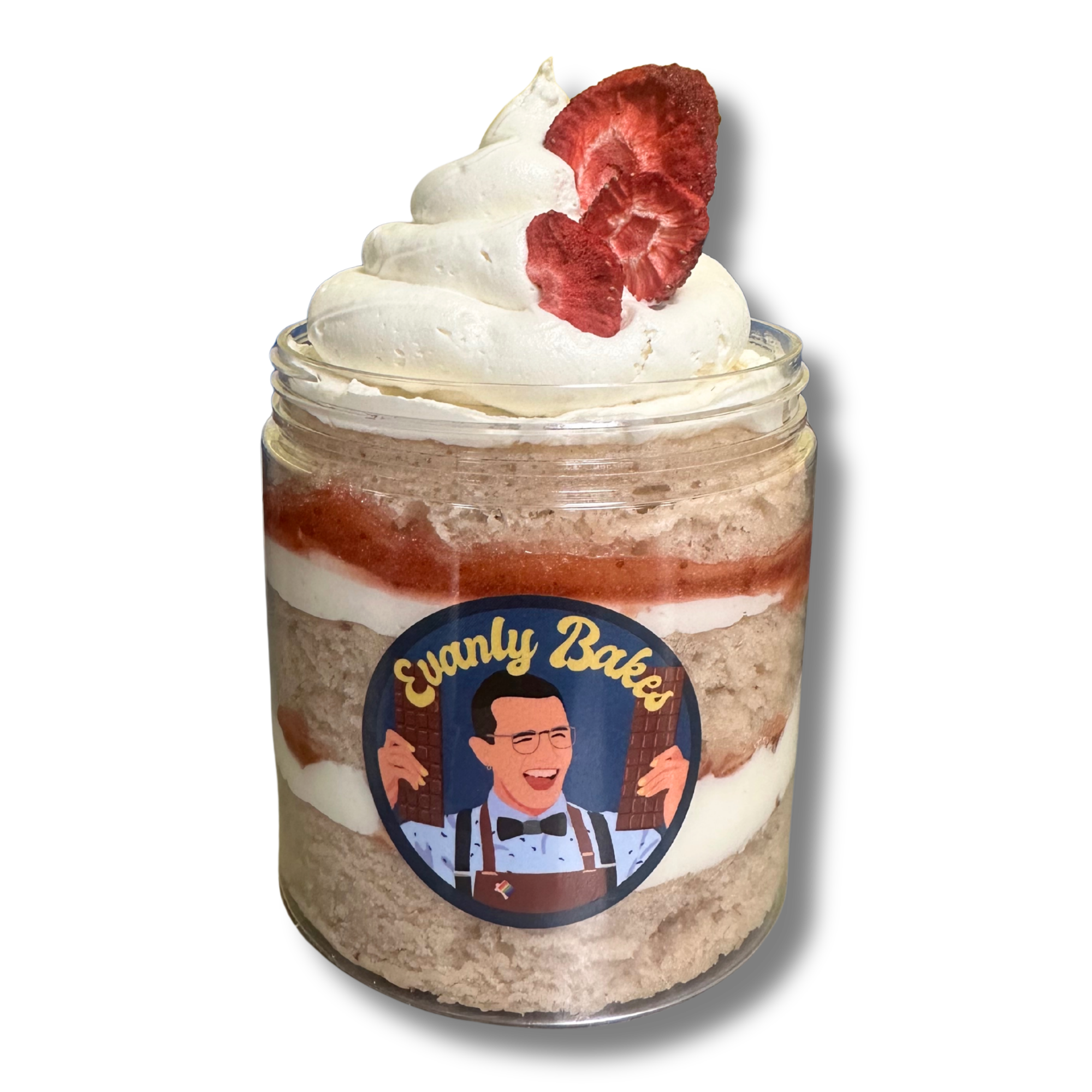 Strawberry Cake Jar (V)