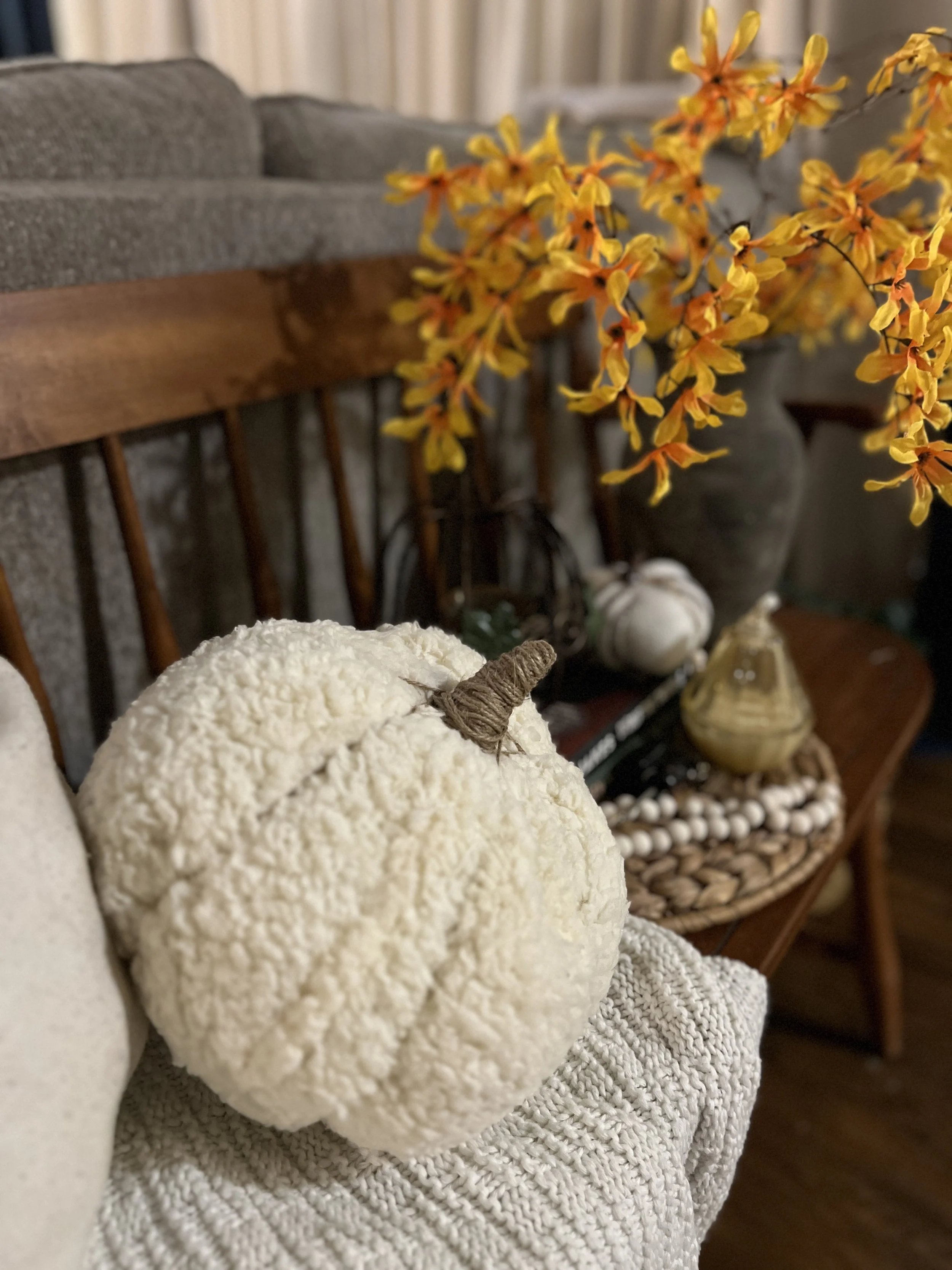 DIY Pumpkin Pillow for Under $10