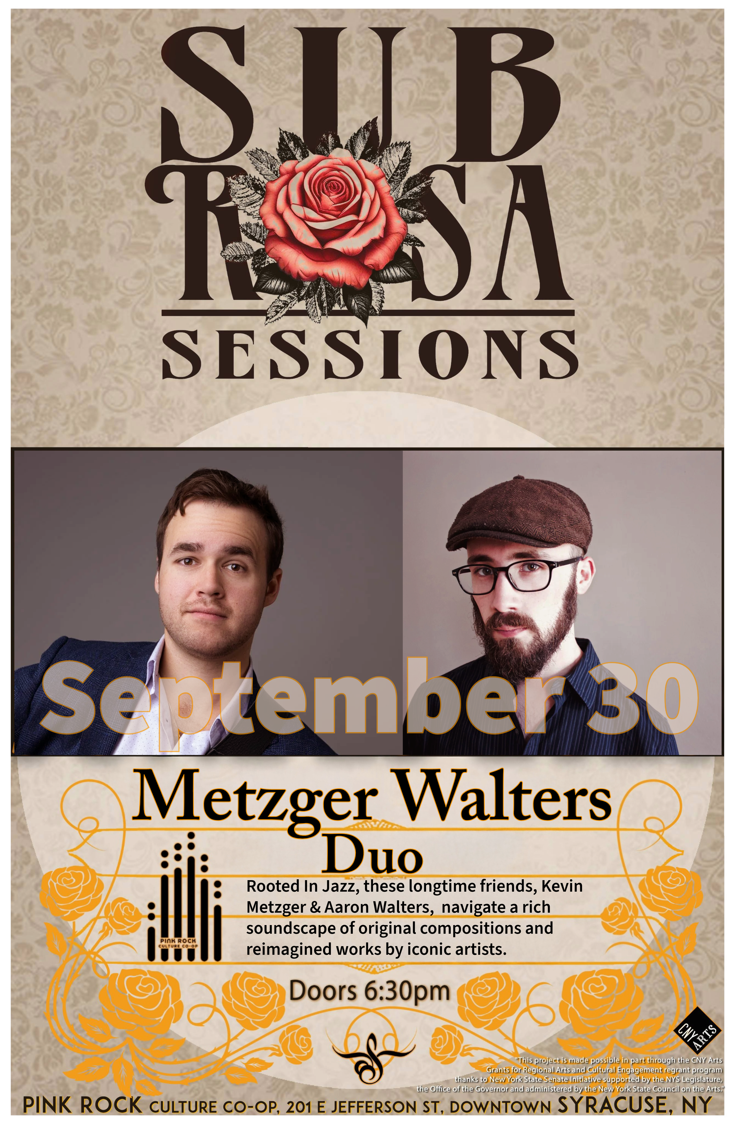 Metzger/Walters @ Sub Rosa Sessions