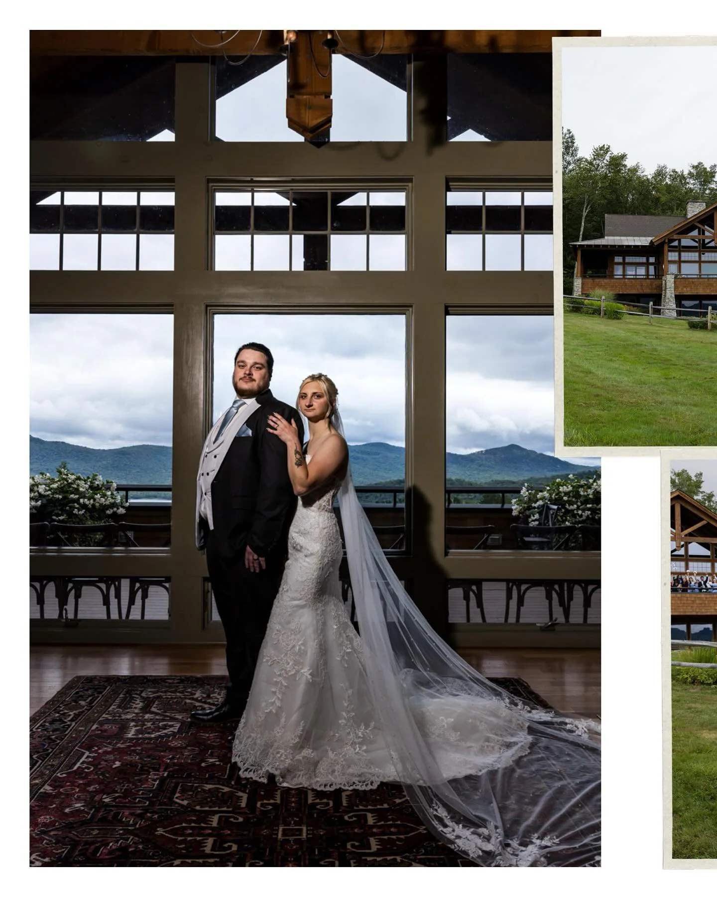 A mountain breeze, a soft veil, and two hearts completely in sync. 💍✨

Austen &amp; Ashley&rsquo;s Mountain Top Resort wedding in Vermont was pure magic &mdash; heartfelt vows, happy tears, and views that stretched for miles. The kind of day that re