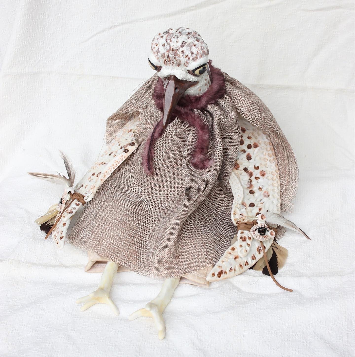 Curlew Porcelain soft sculpture $680
