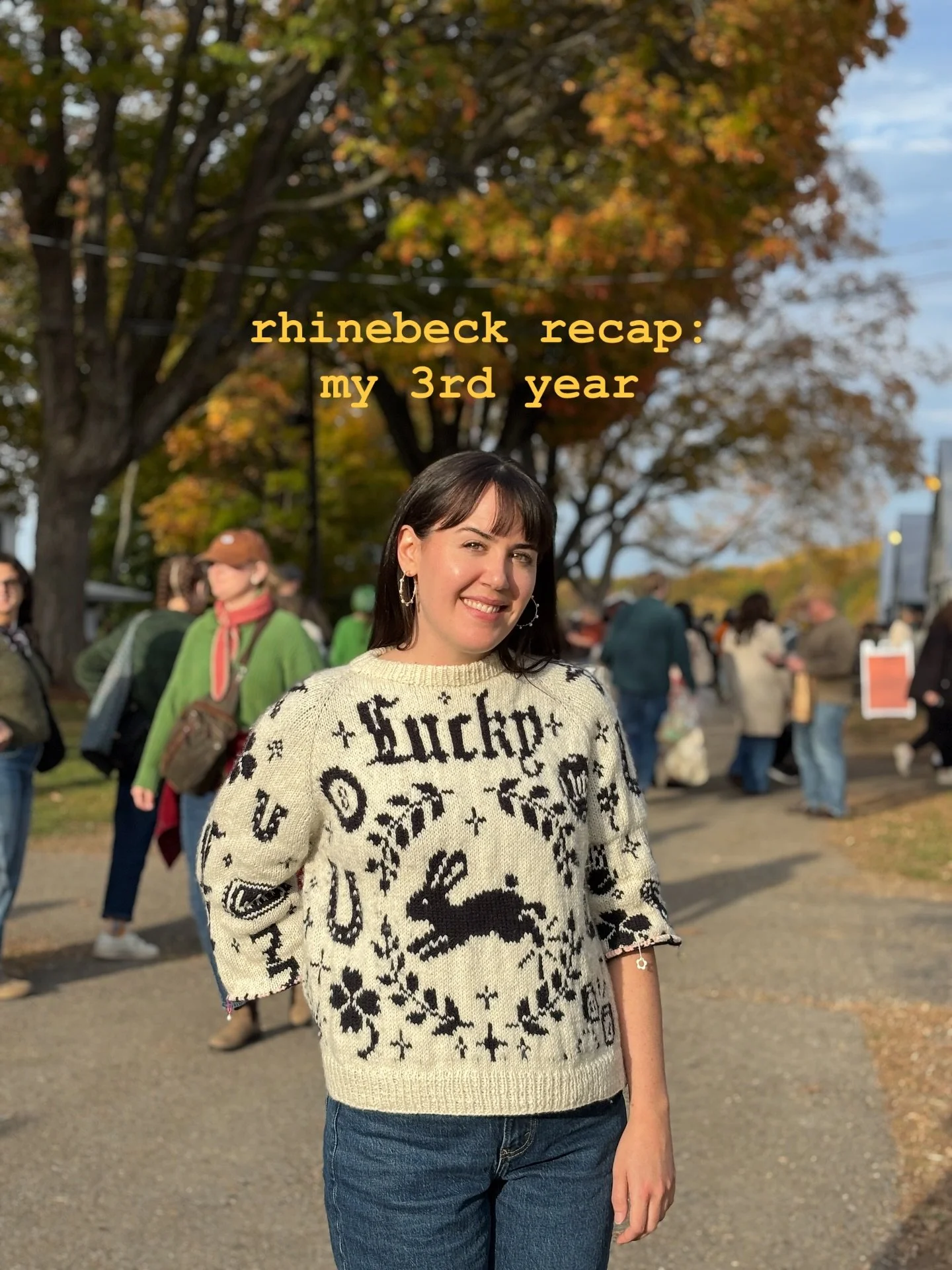 3rd rhinebeck’s the charm 🥹 left overflowing with inspiration & feeling like the luckiest girl alive to have stumbled my way into this hobby almost exactly 5 years ago 🍀 when i started knitting all alone deep into winter lockdown, just me