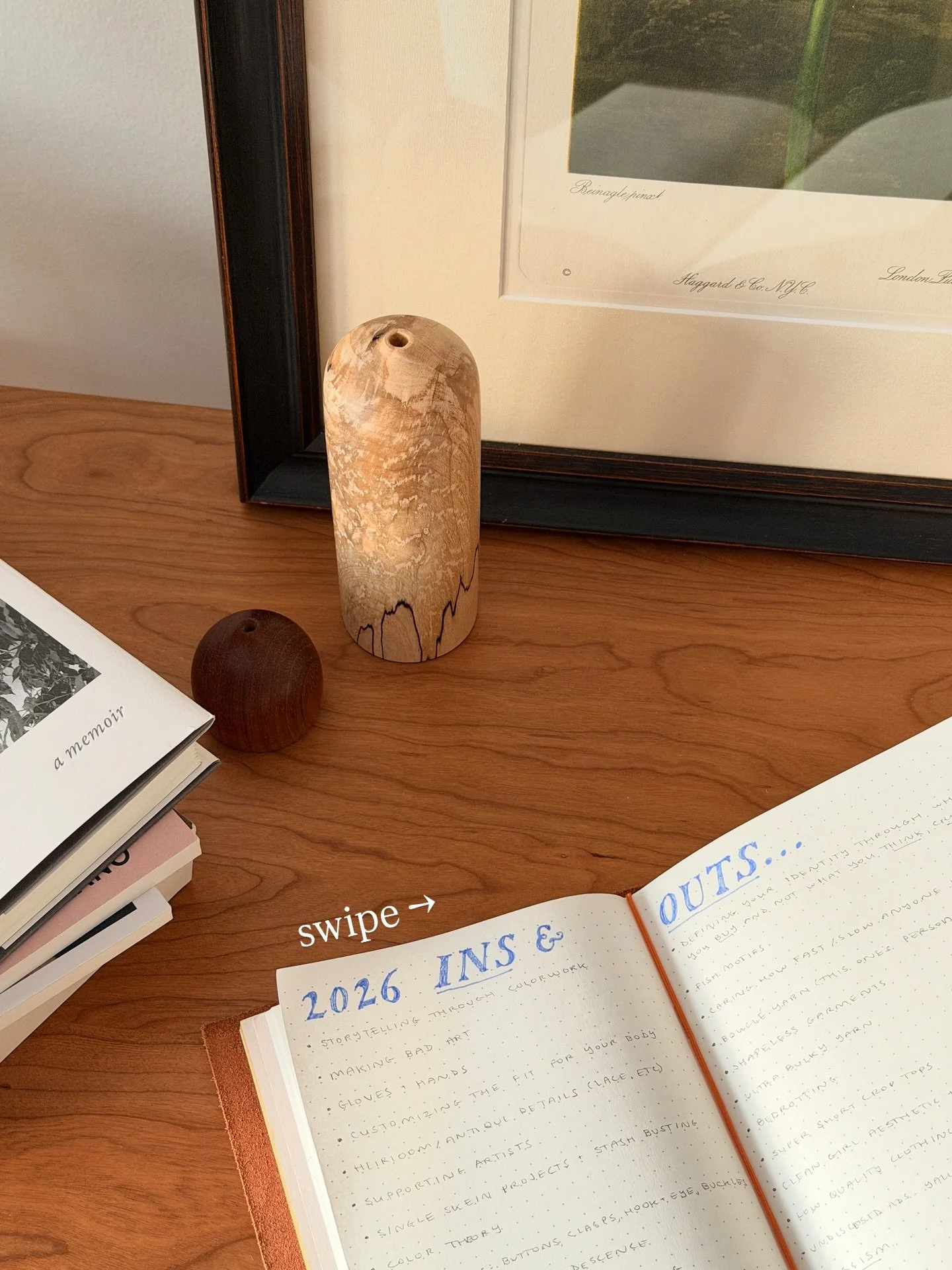 my &ldquo;ins &amp; outs&rdquo; list for 2026, from the extremely frivolous to the extremely not frivolous at all, because that&rsquo;s just the kind of cognitive dissonance we&rsquo;re living with these days??? anything you&rsquo;re hoping to bring 