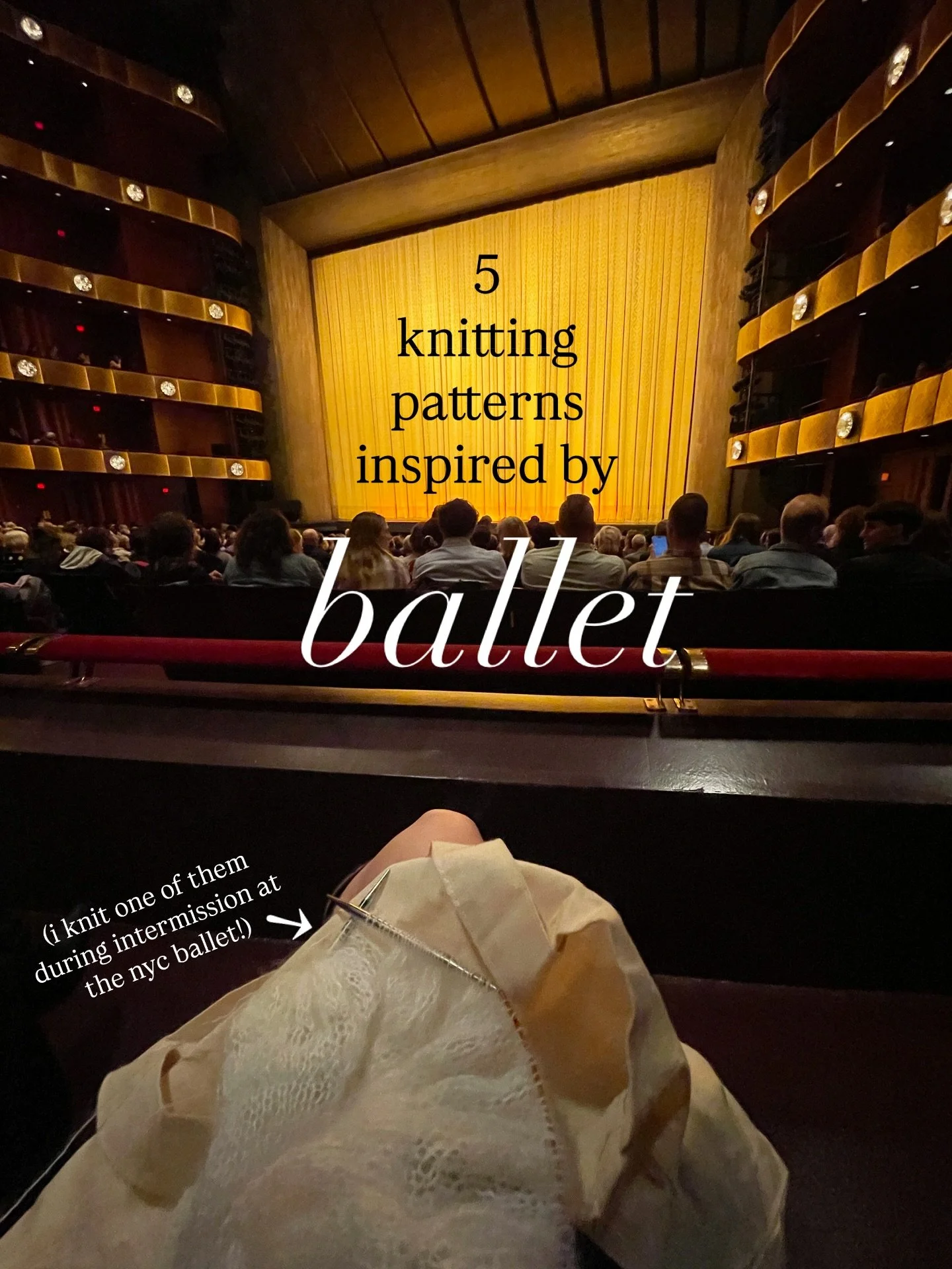 timmy chalamet made some comments about how he doesn&rsquo;t want to be in a field like ballet or opera where &ldquo;no one cares about this thing anymore&rdquo;. and it made me think of some comments i get irl about knitting, and of all the other cr