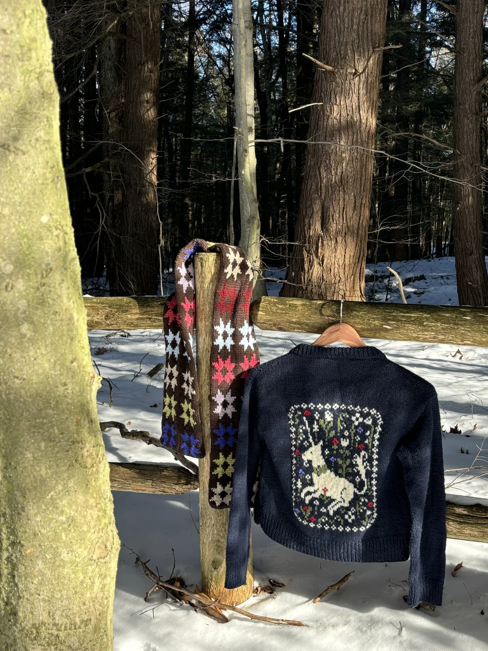 Unicorn Tapestry Cardigan Knitting pattern — starcrossed knits