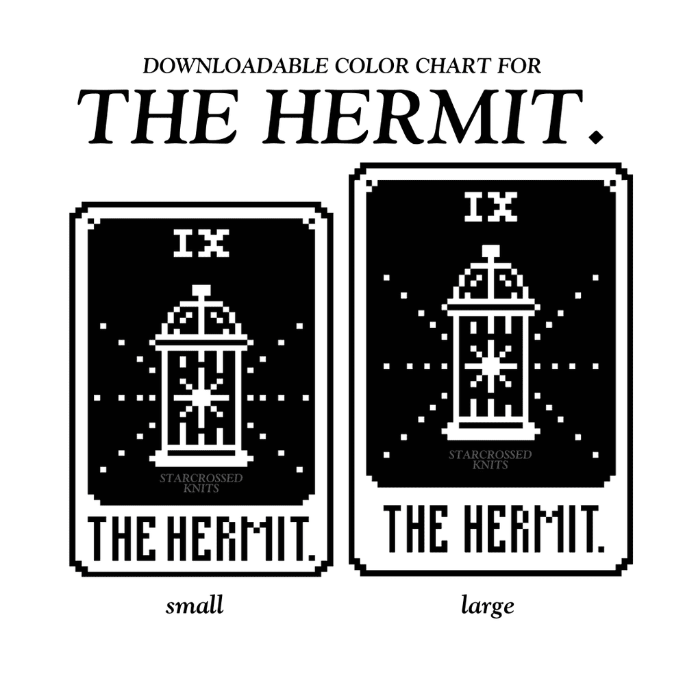 THE HERMIT: Tarot Card Color Chart — starcrossed knits