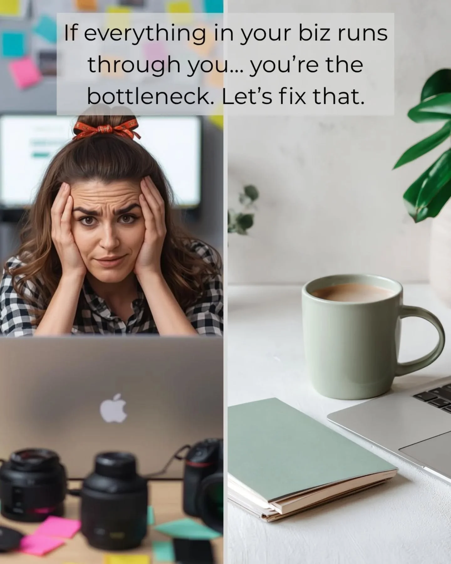 Alright - it&rsquo;s hard truth time.
If everything in your photography business runs through you&hellip;
you&rsquo;re the bottleneck.

And that&rsquo;s OK - because it means your business works really well when you&rsquo;re involved.

But it also me