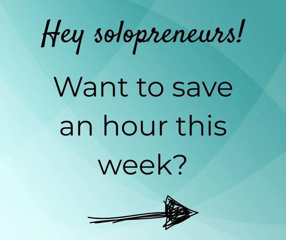 Want to save an hour this week?
Create canned email replies for FAQs like rescheduling, deliverables, and pricing.
One small system = big impact.
DM SYSTEMS for more quick-win ideas for your business.
#BusinessSystems #SolopreneurLife #VirtualBusines