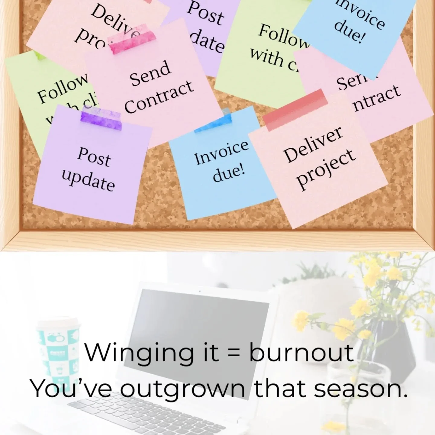 &ldquo;Winging it&rdquo; worked&hellip; until your photography business got busy.
At first, you could keep it all in your head: contracts, invoices, follow-ups, session prep, delivery dates, social posts.
But now it looks like sticky notes everywhere