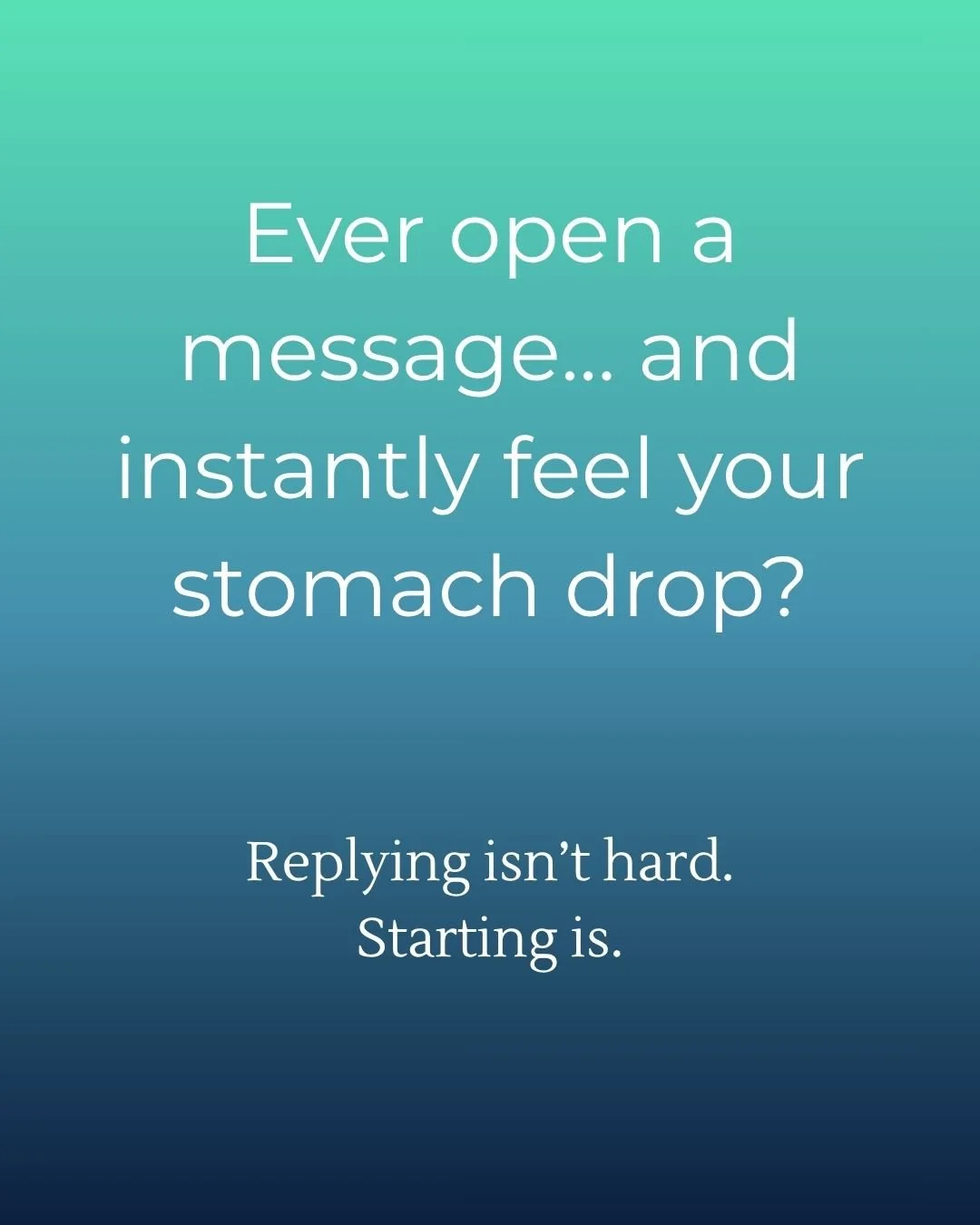You see the message.
You mean to answer.

Then you realize you have to find the link, remember what you promised, figure out what to say, and decide what the next step is.

So you tell yourself &ldquo;tonight.&rdquo;

What&rsquo;s the message you kee