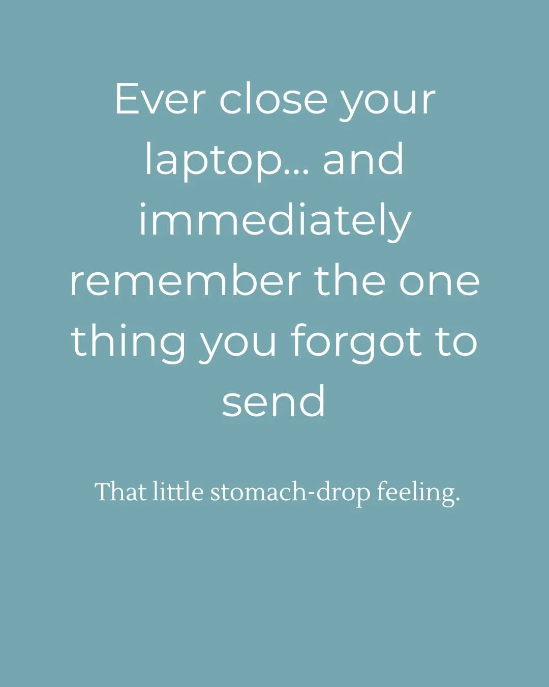 It&rsquo;s the contract you meant to send.

The follow-up you swore you&rsquo;d do.

The invoice you didn&rsquo;t want to be awkward about.
Not because you don&rsquo;t care. Because your brain is doing the job of a reminder app all day.
What&rsquo;s 