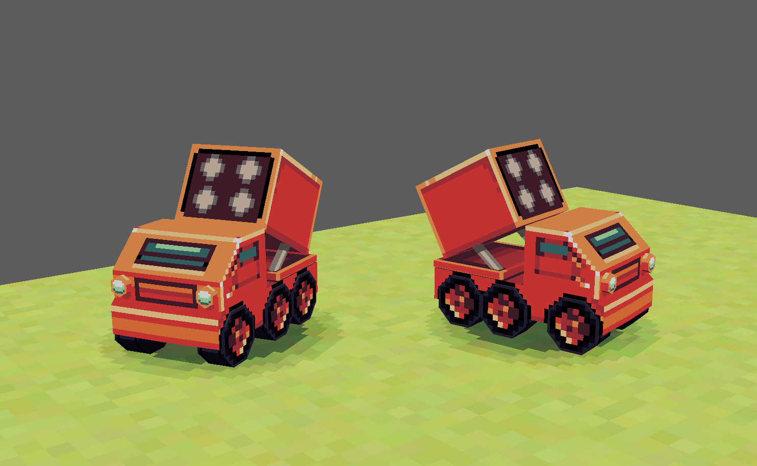 The textured Rocket unit.