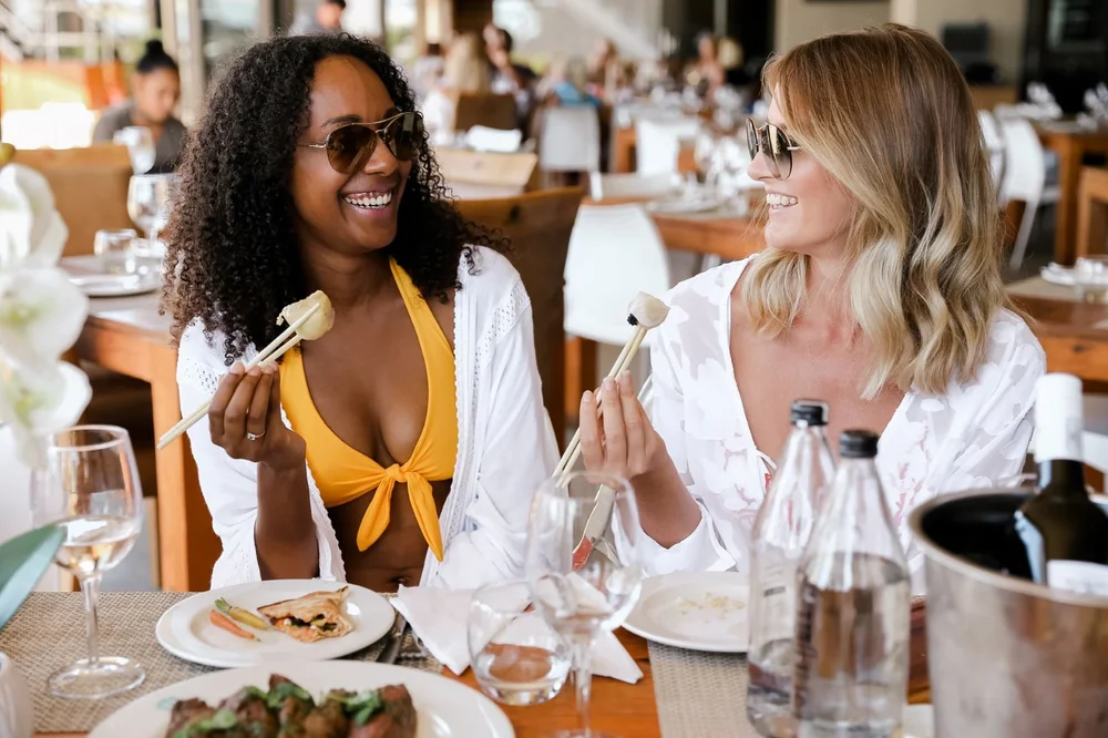 Shimmy Beach Club dining