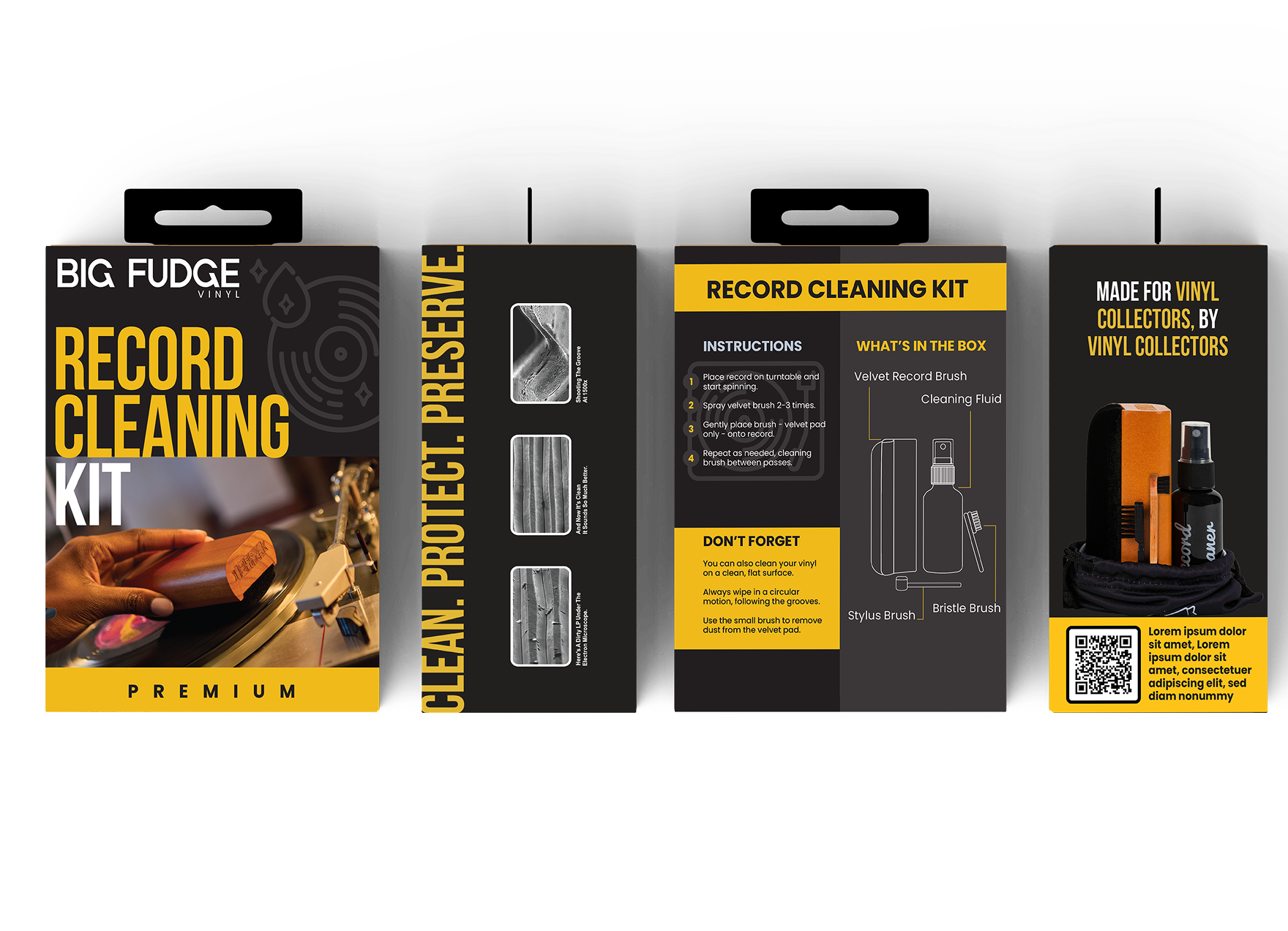 Big Fudge Record Cleaning Kit