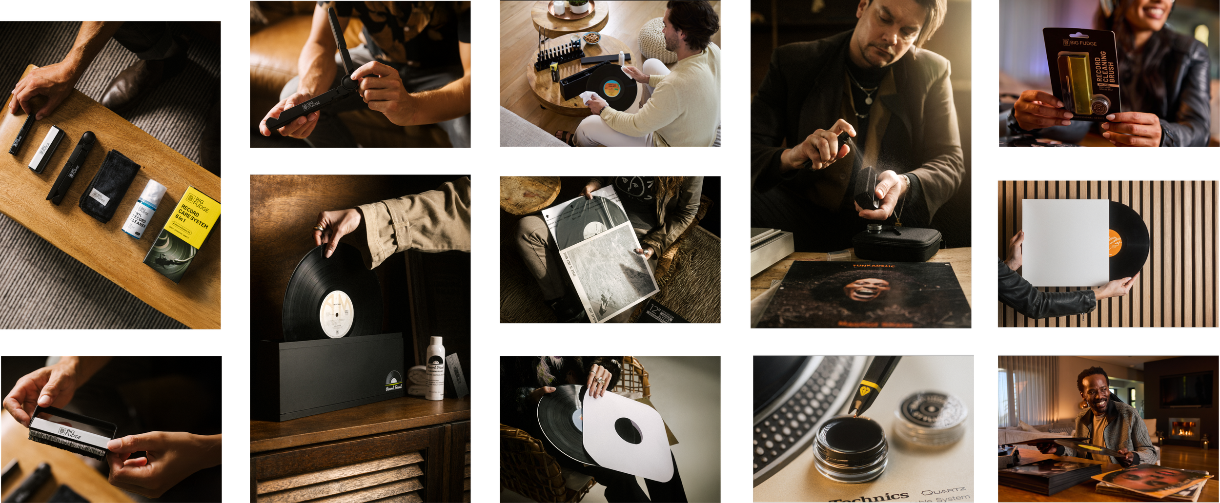 Big Fudge brand photography selection