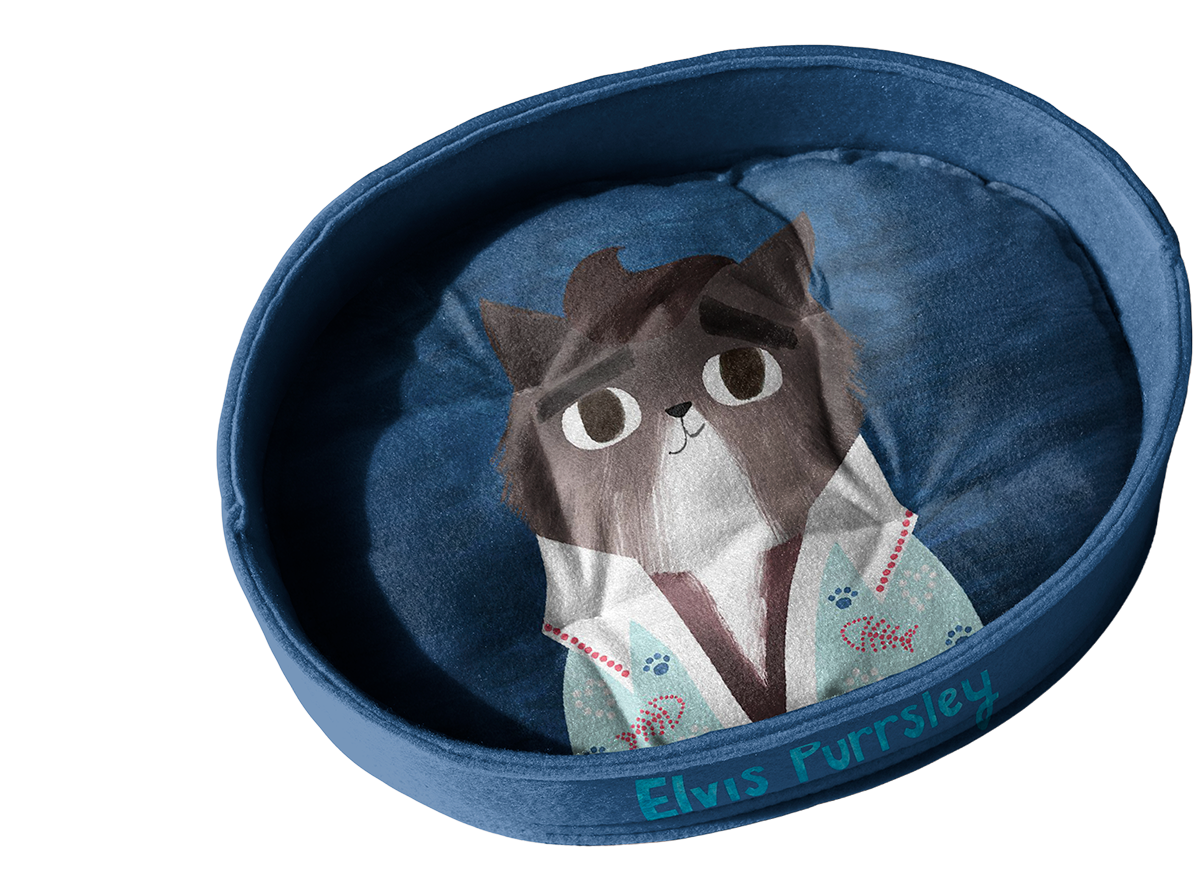Pet Bed Round - AR_ELVISPURRSLEY_JEWEL TP 1.png