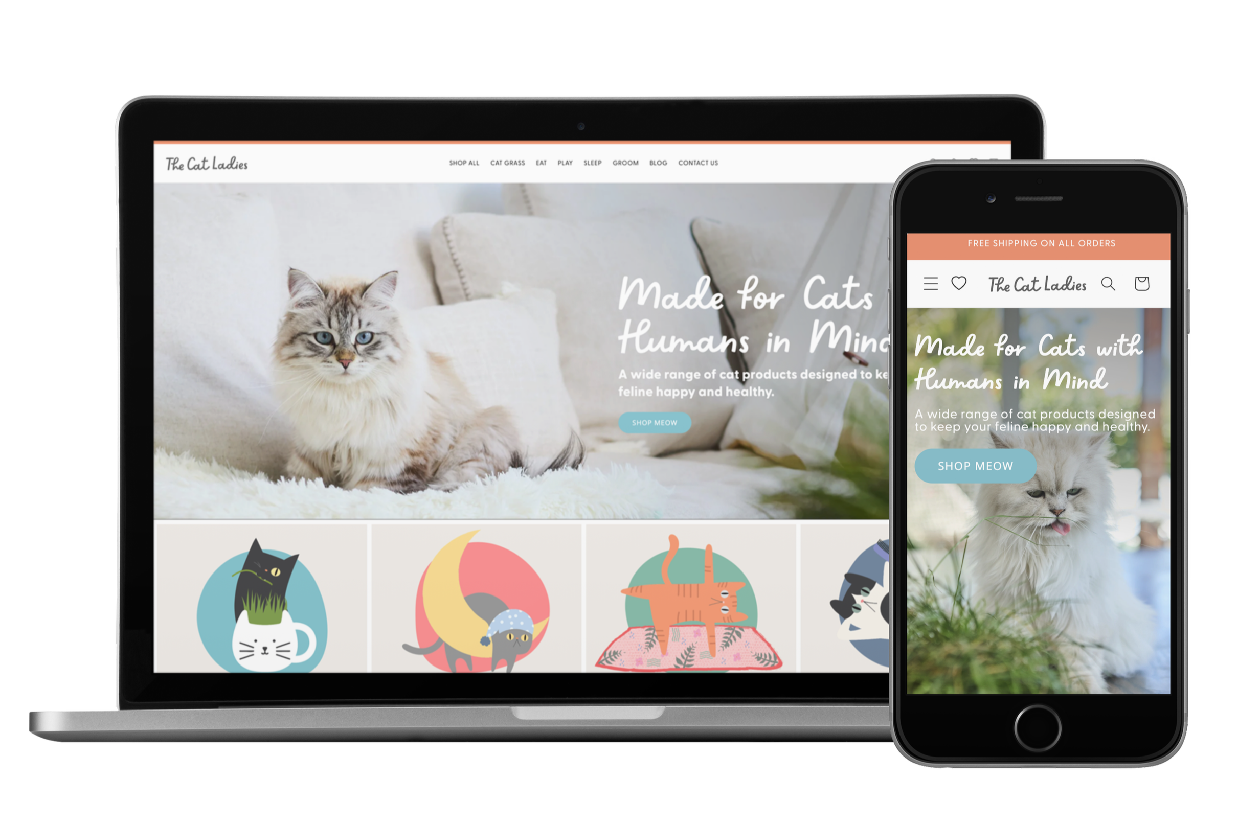 The Cat Ladies new DTC and Amazon store