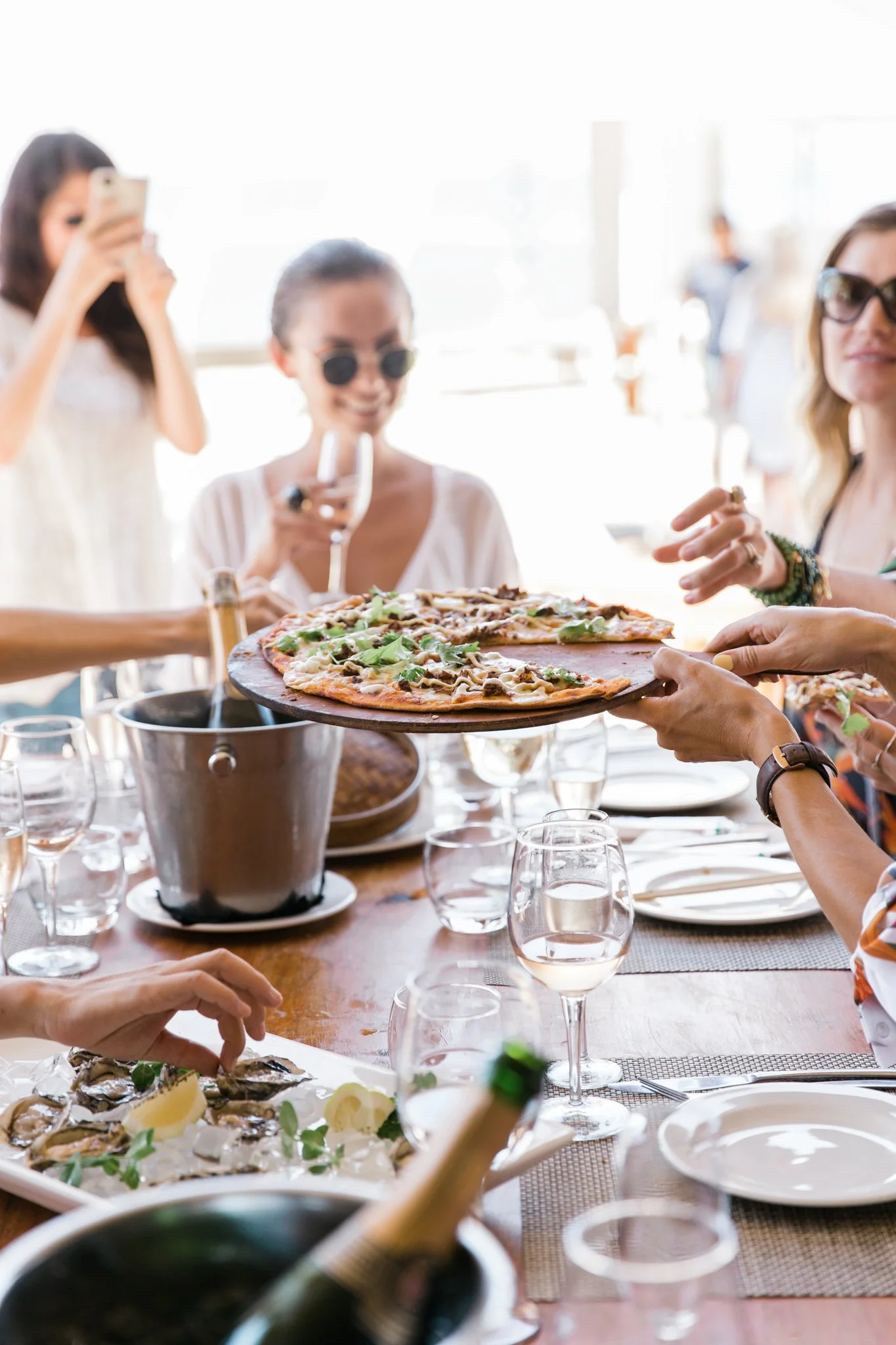 Shimmy Beach Club dining