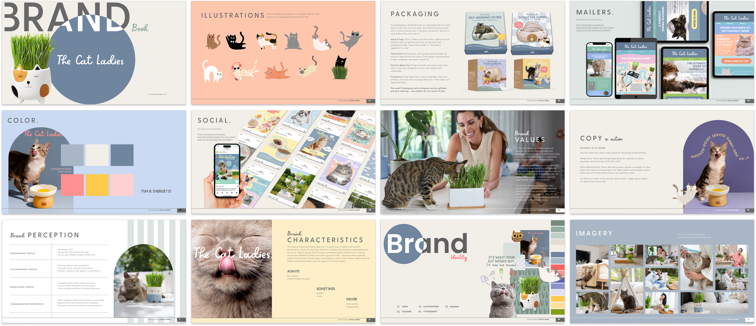 The Cat Ladies brand book