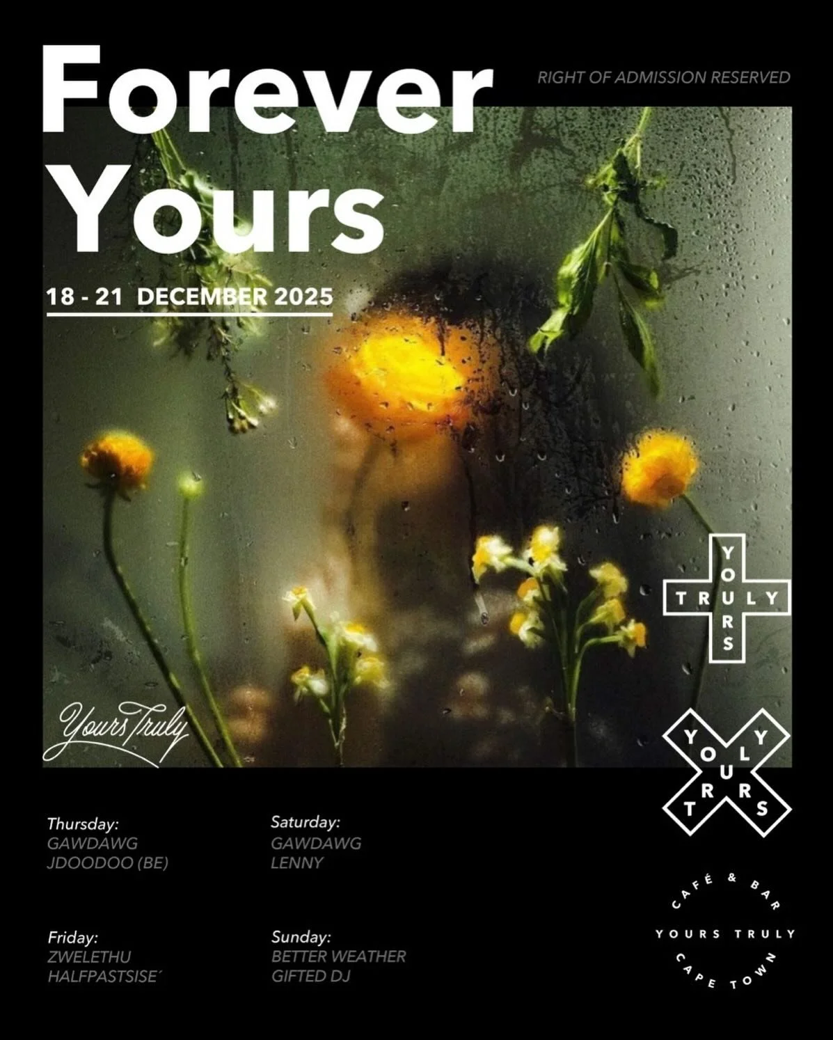 Things are always exciting for us as the weekend creeps closer&hellip;.🪩🪴🍸🍕🌞 We look forward to seeing you here.

@yourstrulycafe #ytc #yourstruly #allyours #thisisyours #sametimetomorrow #restaurant #bar #capetown #southafrica @all.yours.co