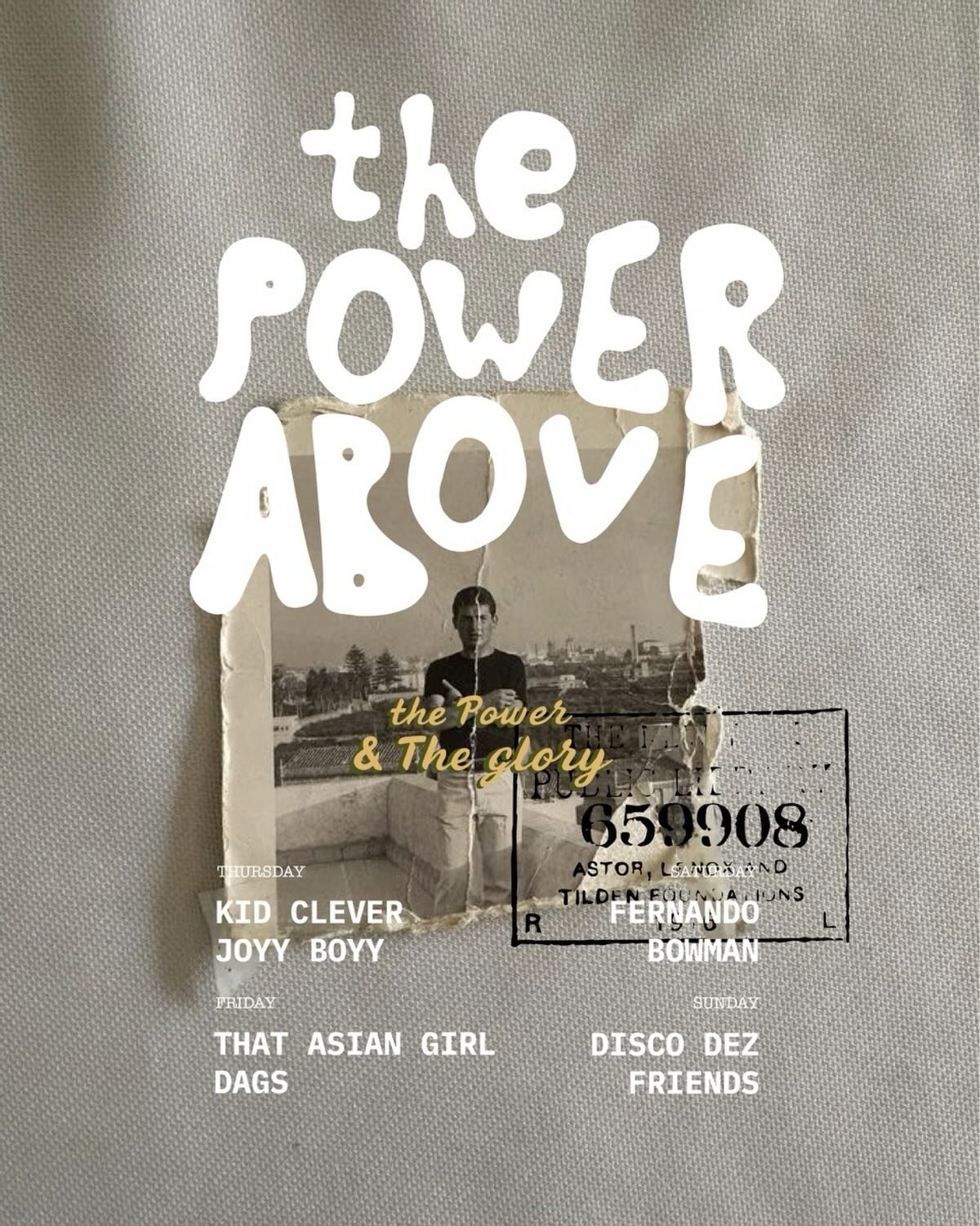 Upstairs! Tonight and this weekend. The Power Above 🍸🪩🌿🎵🌞

@thepowerandtheglory #thepowerandtheglory #restaurant #cafe #bar @all.yours.co