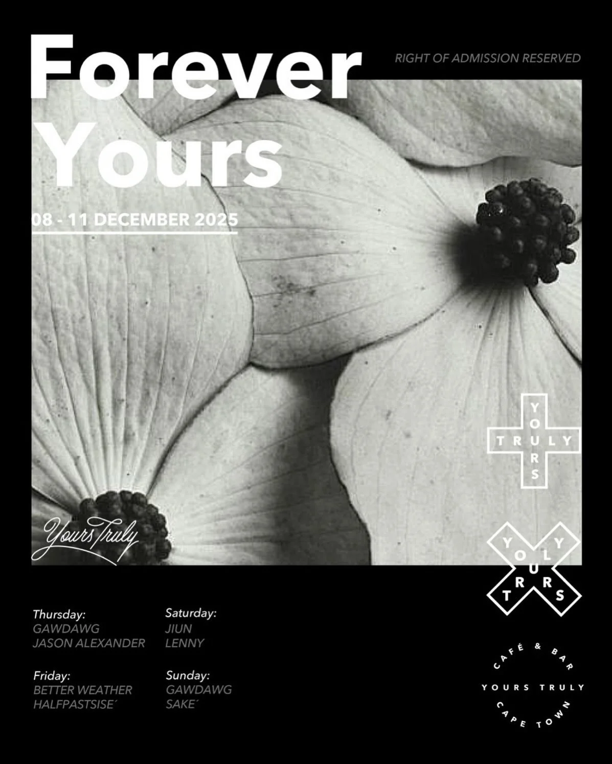 What a good weekend ahead&hellip;

@yourstrulycafe #yourstruly #allyours #thisisyours #sametimetomorrow #restaurant @all.yours.co