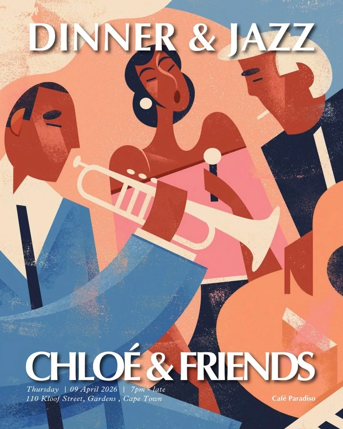 Join us this Thursday 09 April for another evening of Live Jazz 🎵 in the garden 🪴&hellip;

Come early to get your seat. Booking is advised but walk-ins are welcome too 👌

Make your reservation:
📞 (021) 003-8102
✉️ info@allyoursco.com

@cafe_parad