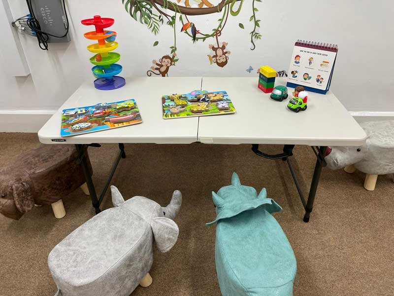 Linked Communication Speech & Language Assessment Room for children