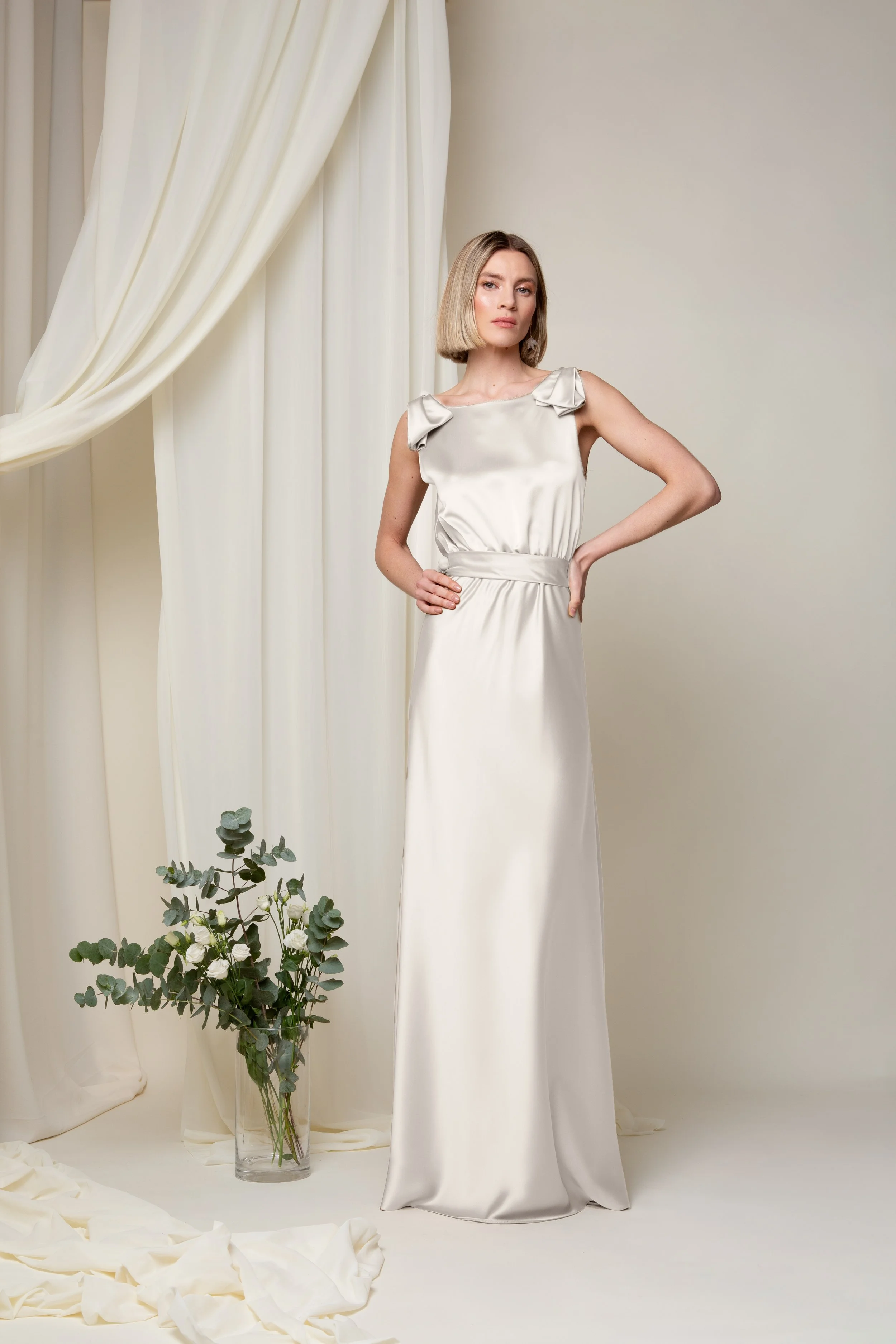 Isla Satin Dress