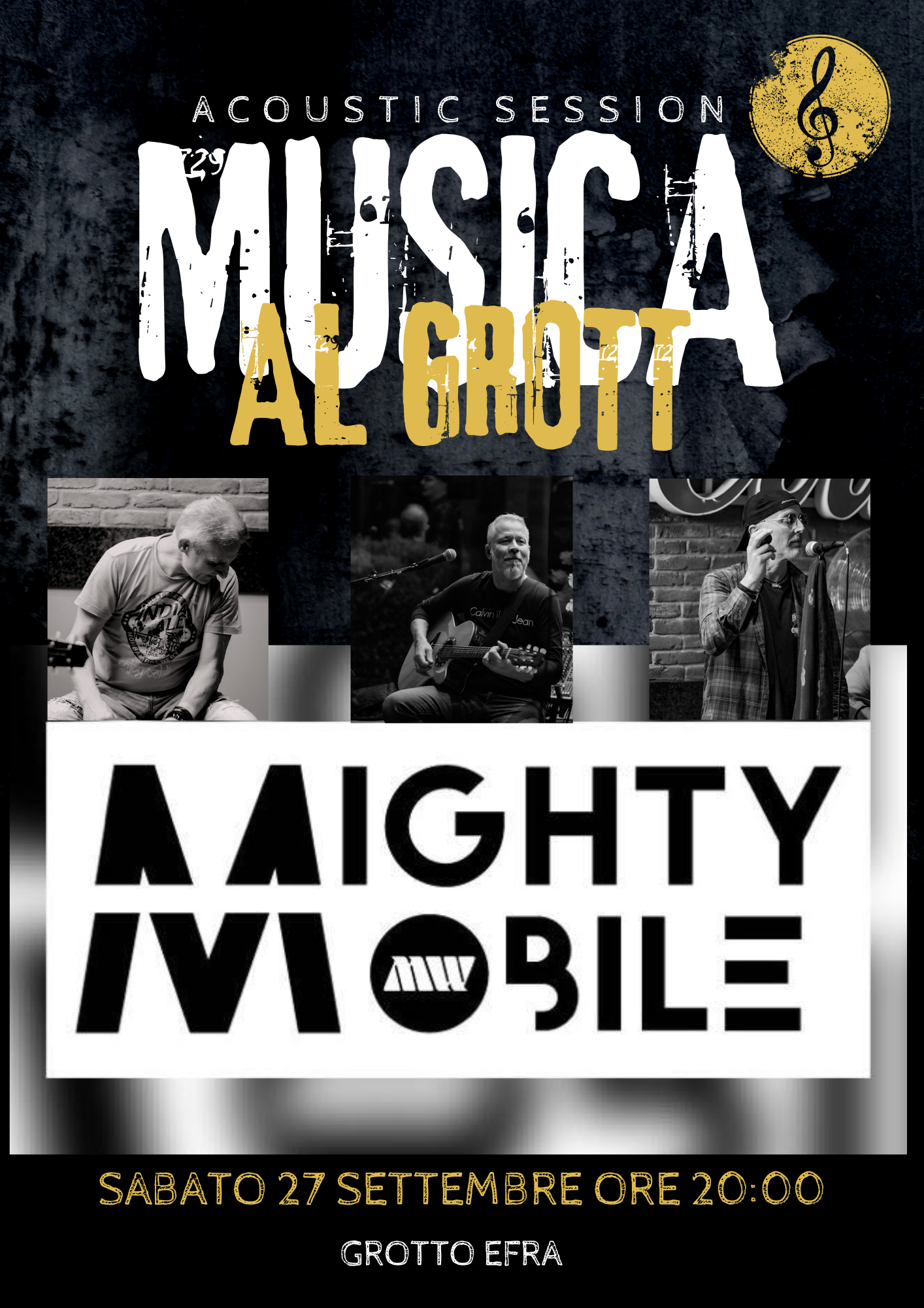 Live al Grott - Mighty Mobile (Acoustic)