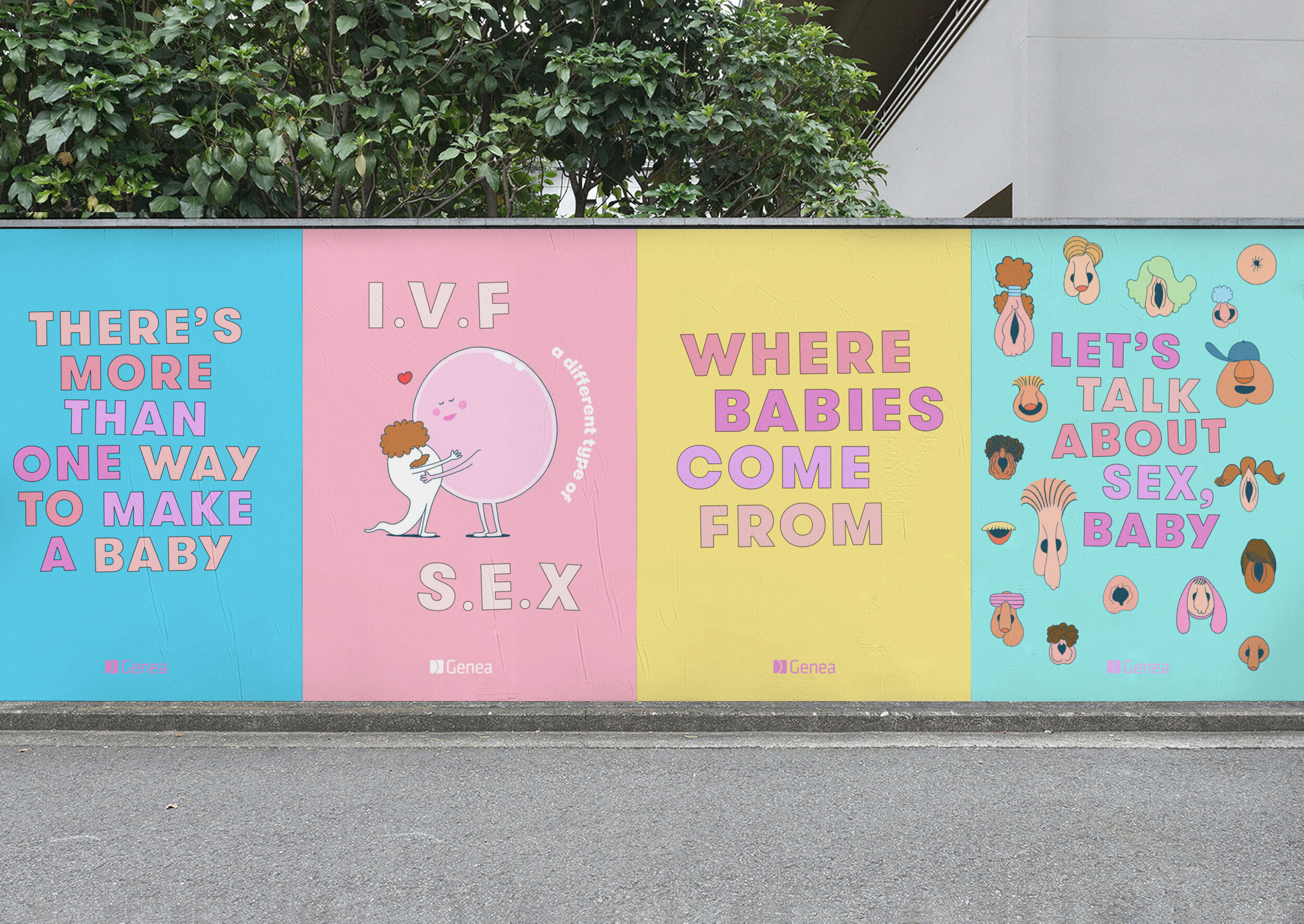 Fee Millist Creative Portfolio Genea_WhereBabiesComeFrom_OOH.jpg